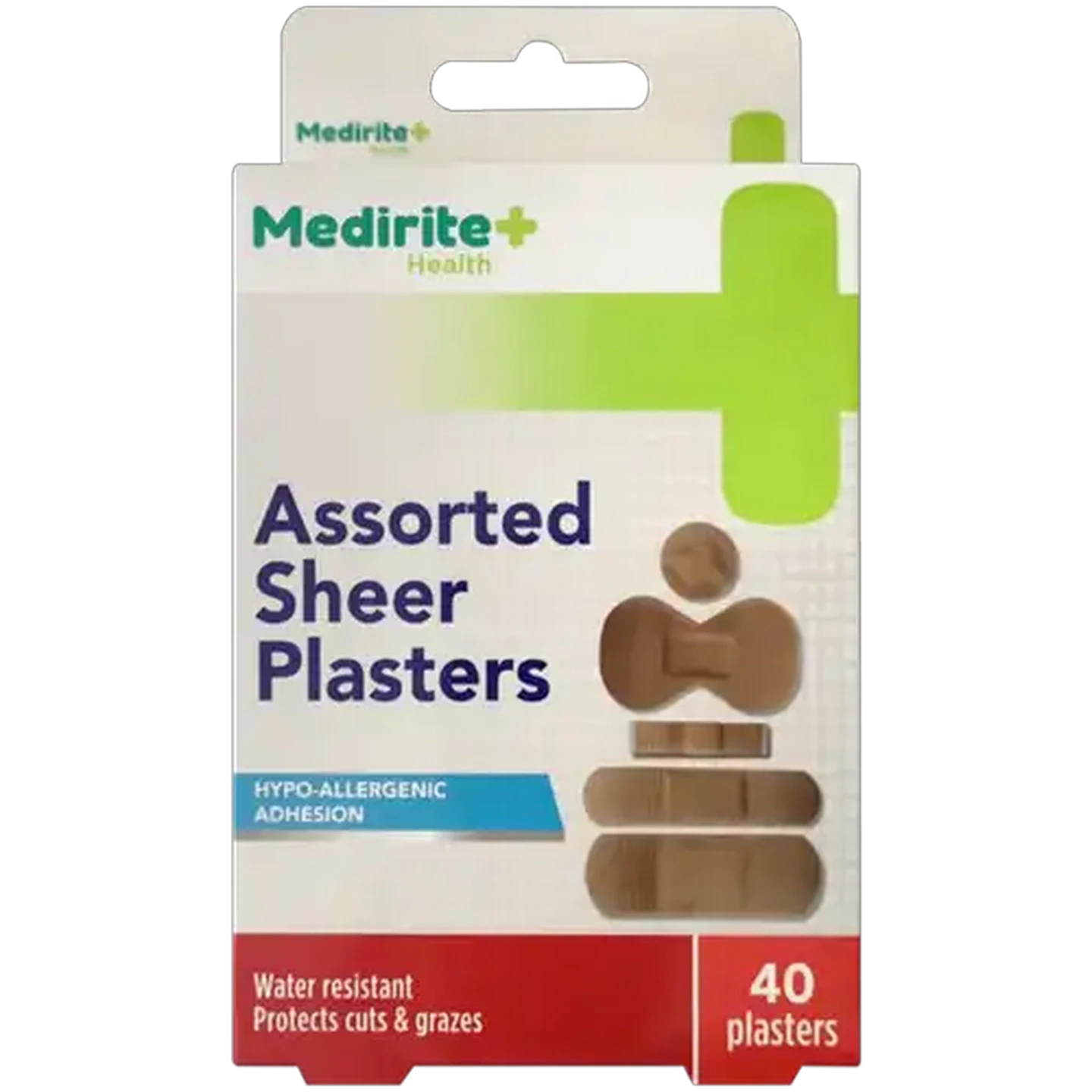 Image of Medirite Assorted Sheer Plasters 40 Piece