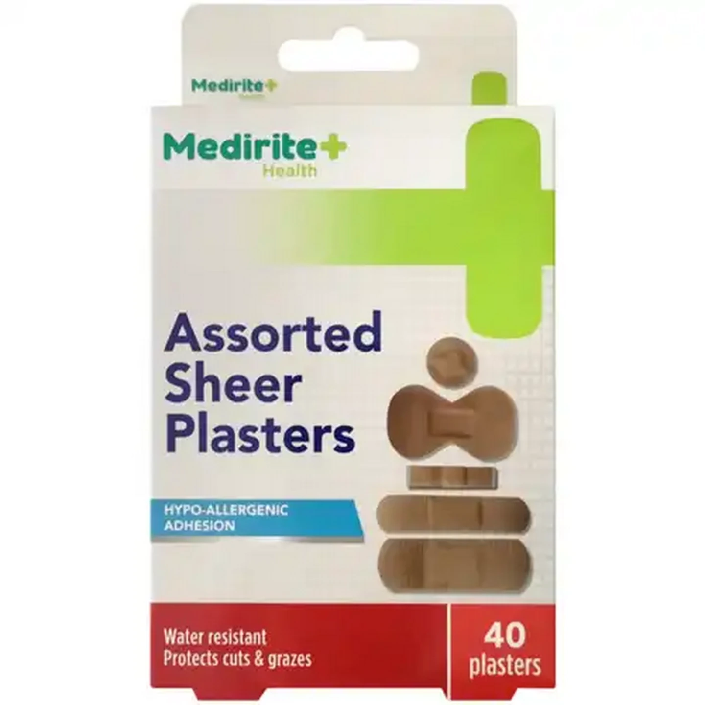 Image of Medirite Assorted Sheer Plasters 40 Piece