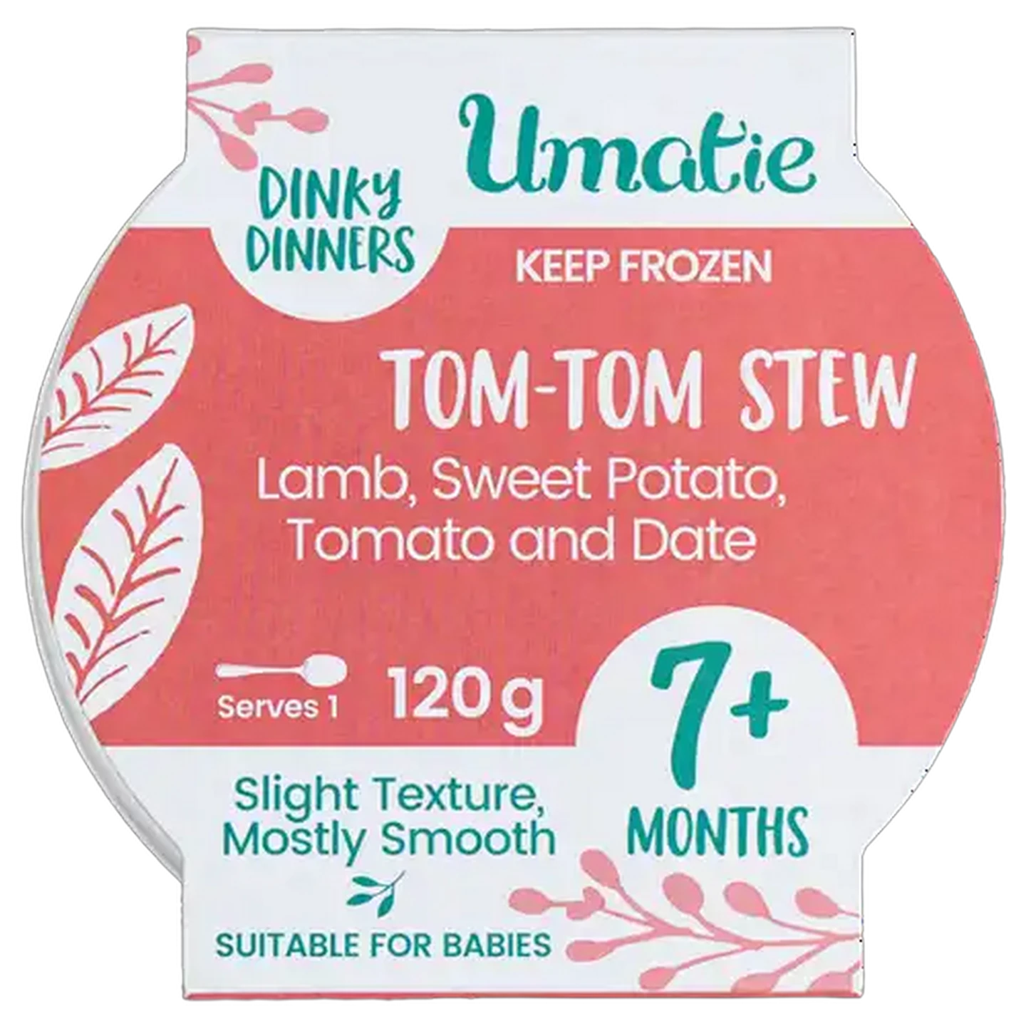 Image of Umatie Dinky Dinners Tom-Tom Stew Frozen Baby Food 7+ Months 120g