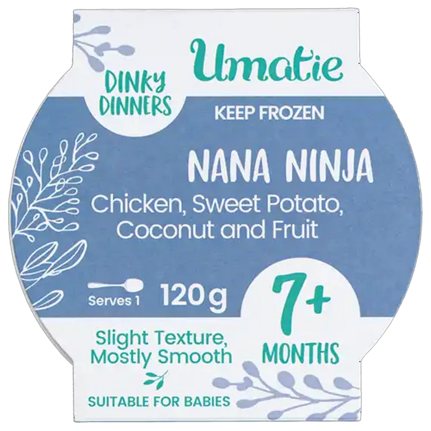 Image of Umatie Dinky Dinners Nana Ninja Frozen Baby Food 7+ Months 120g