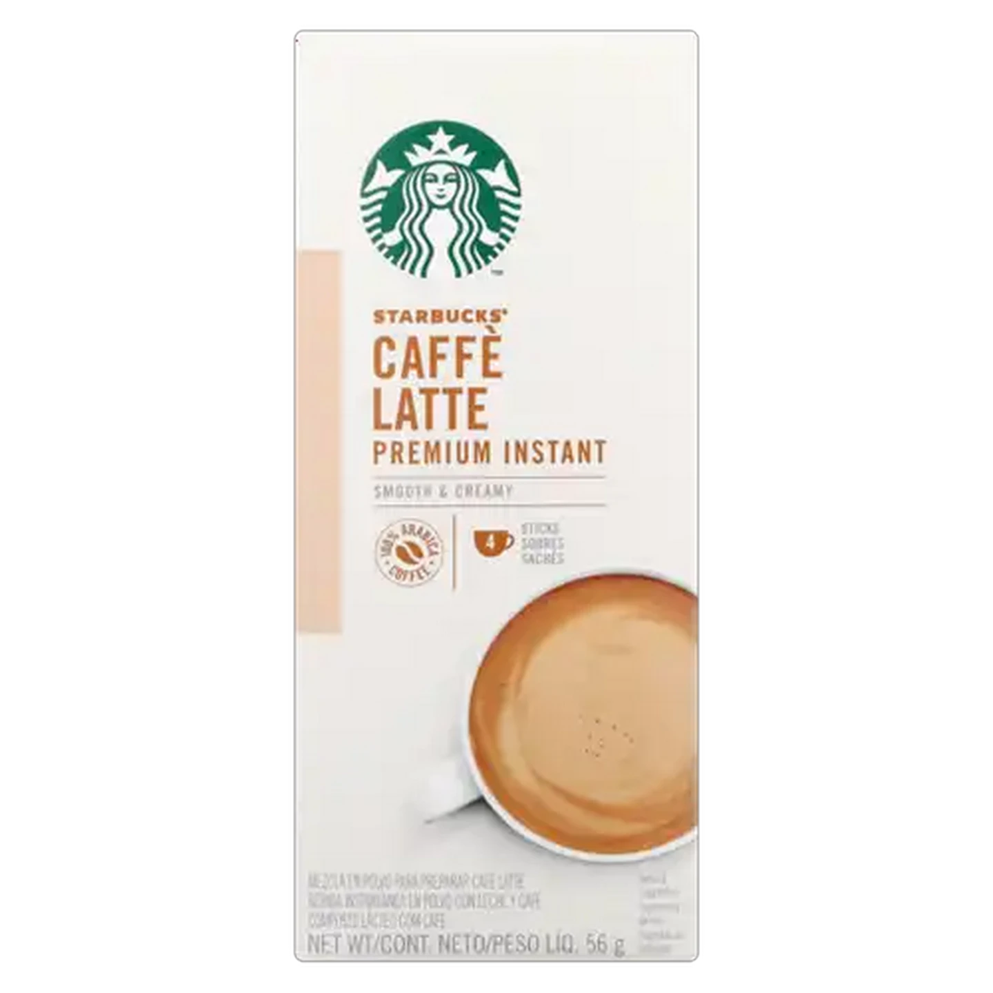 Image of Starbucks Premium Instant Latte Coffee 4 Pack
