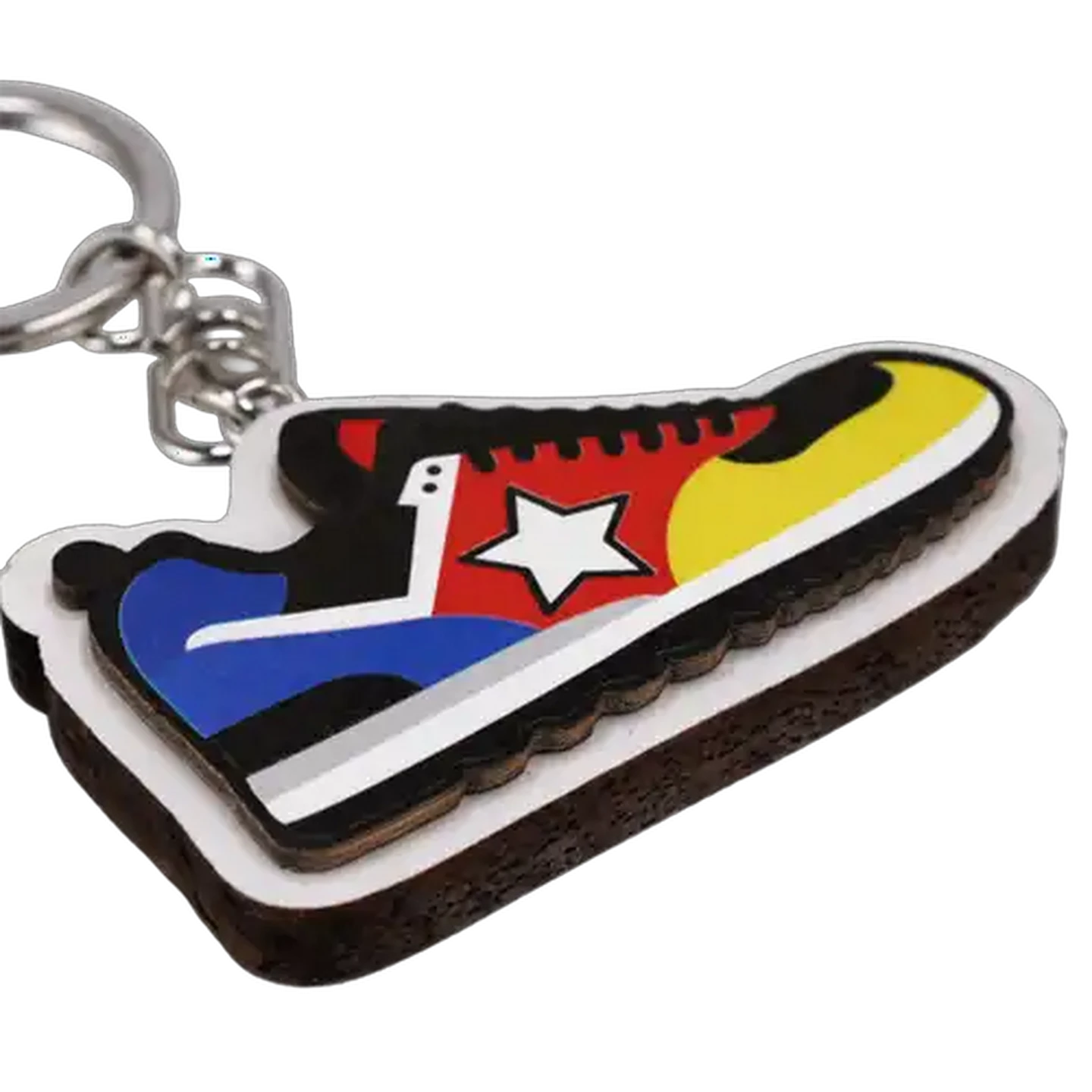 Checkers Sixty60 | Shapiro Woody Pals Sneaker Handmade Wood Keyring