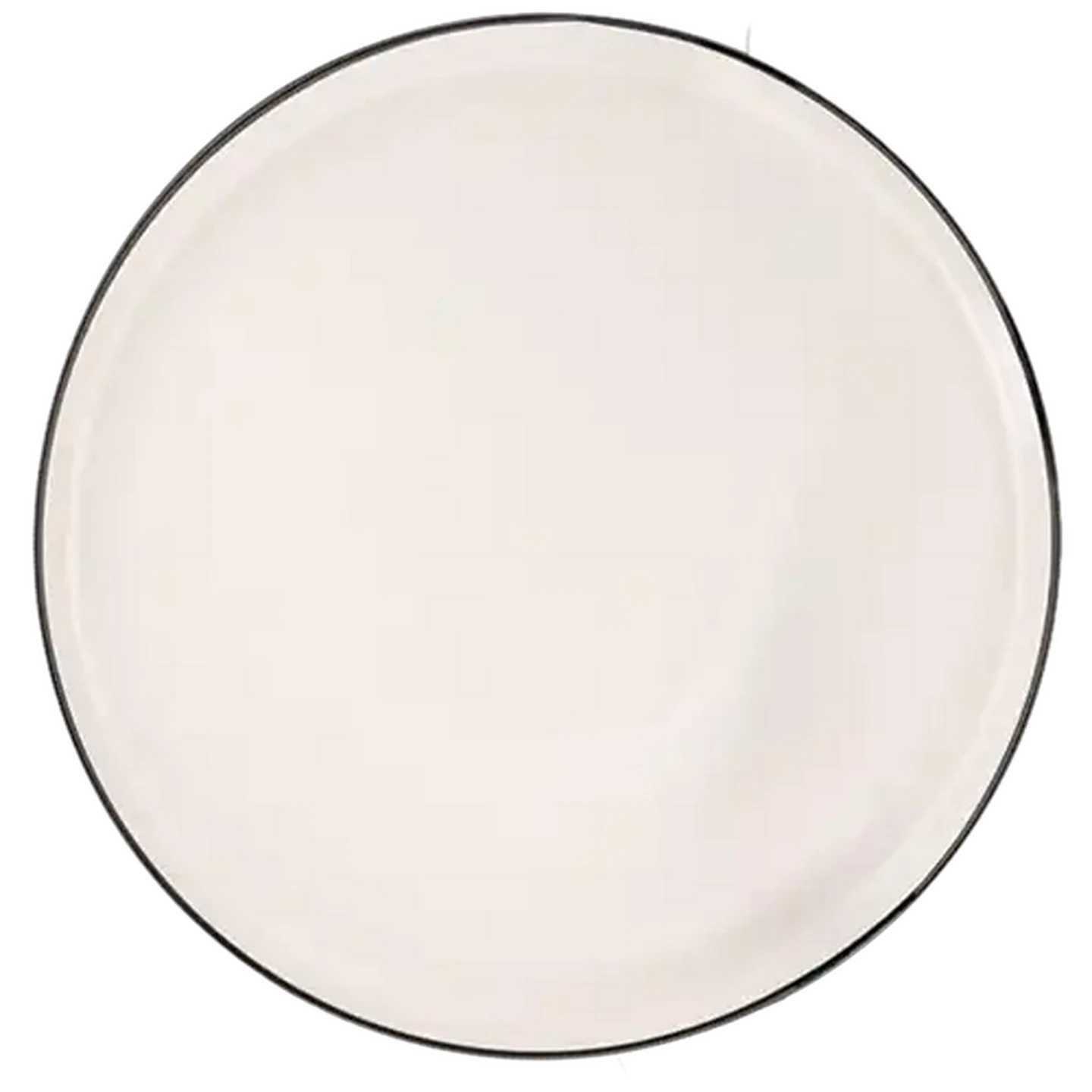 Image of Black Rim Porcelain Dinner Set 12-Piece