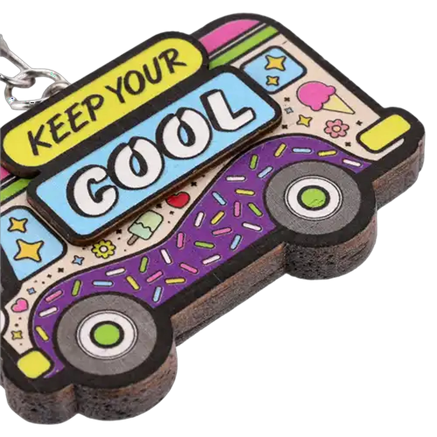 Checkers Sixty60 | Shapiro Woody Pals Keep Cool Handmade Wood Keyring