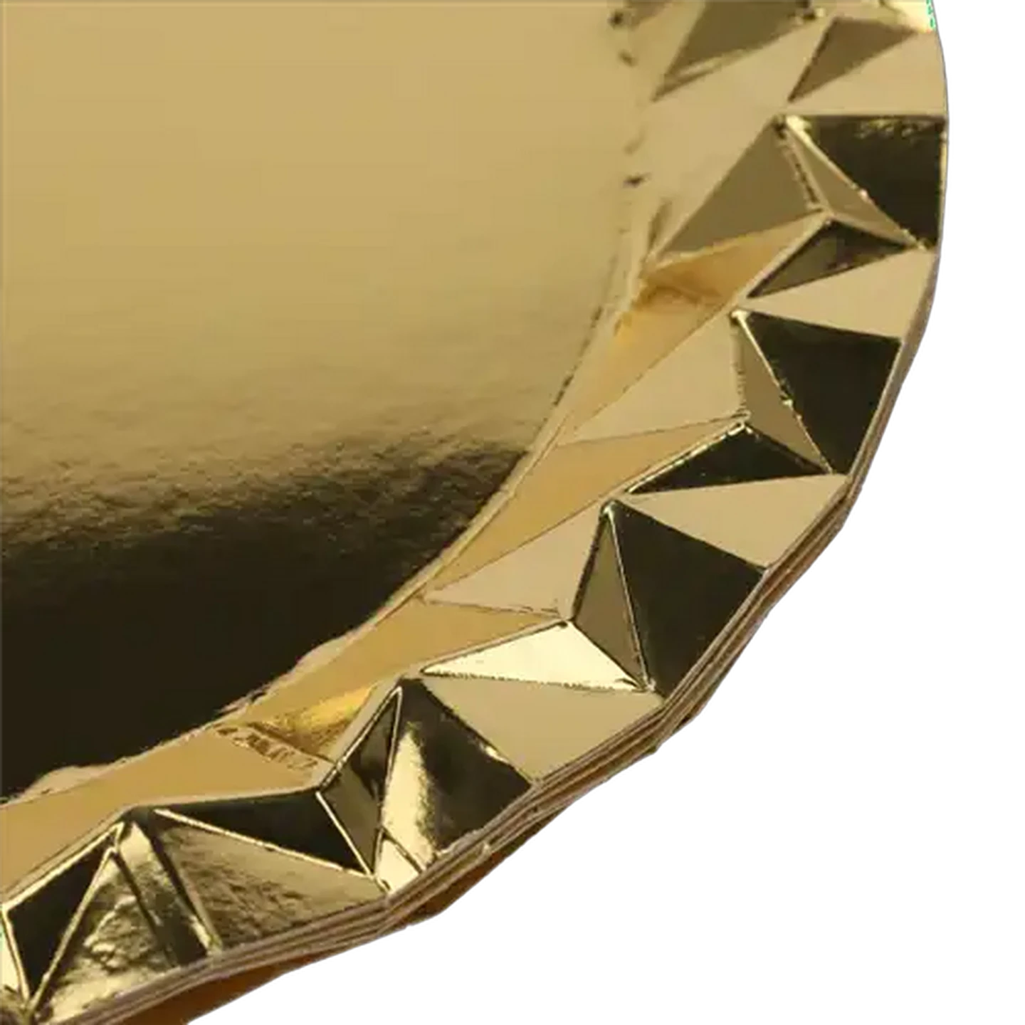 Image of Occasions Gold Solid Paper Party Plates 8-Pack