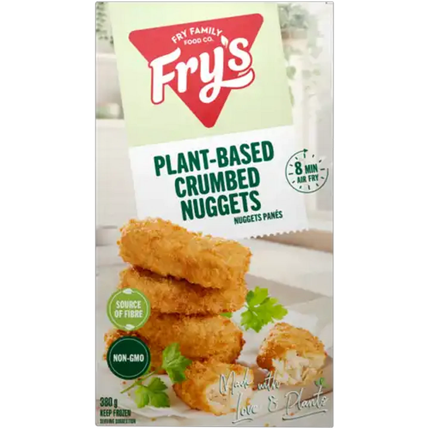 Image of Fry's Frozen Plant-Based Crumbed Nuggets 380g