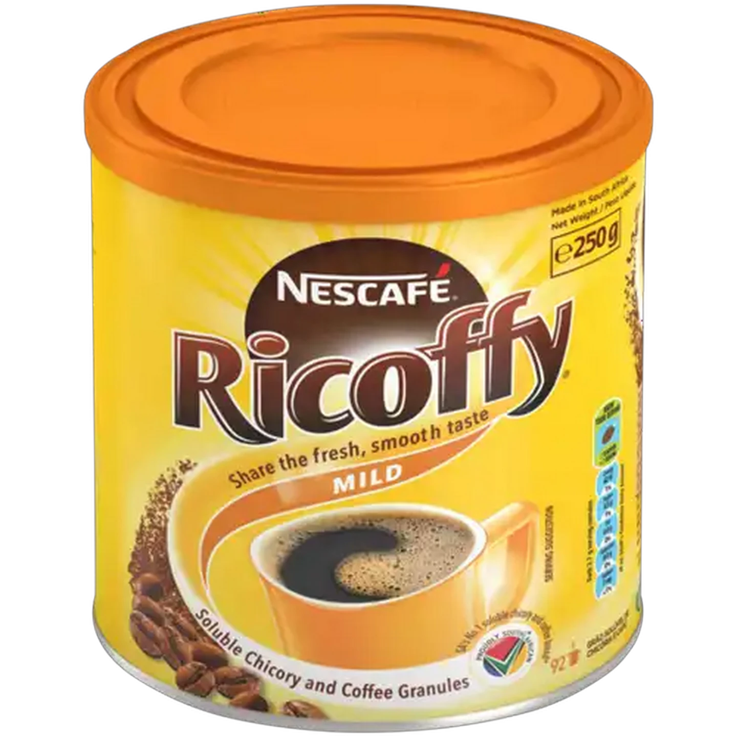 Image of NESCAFÉ Ricoffy Gluten Free Mild Soluble Chicory and Coffee Granules 250g
