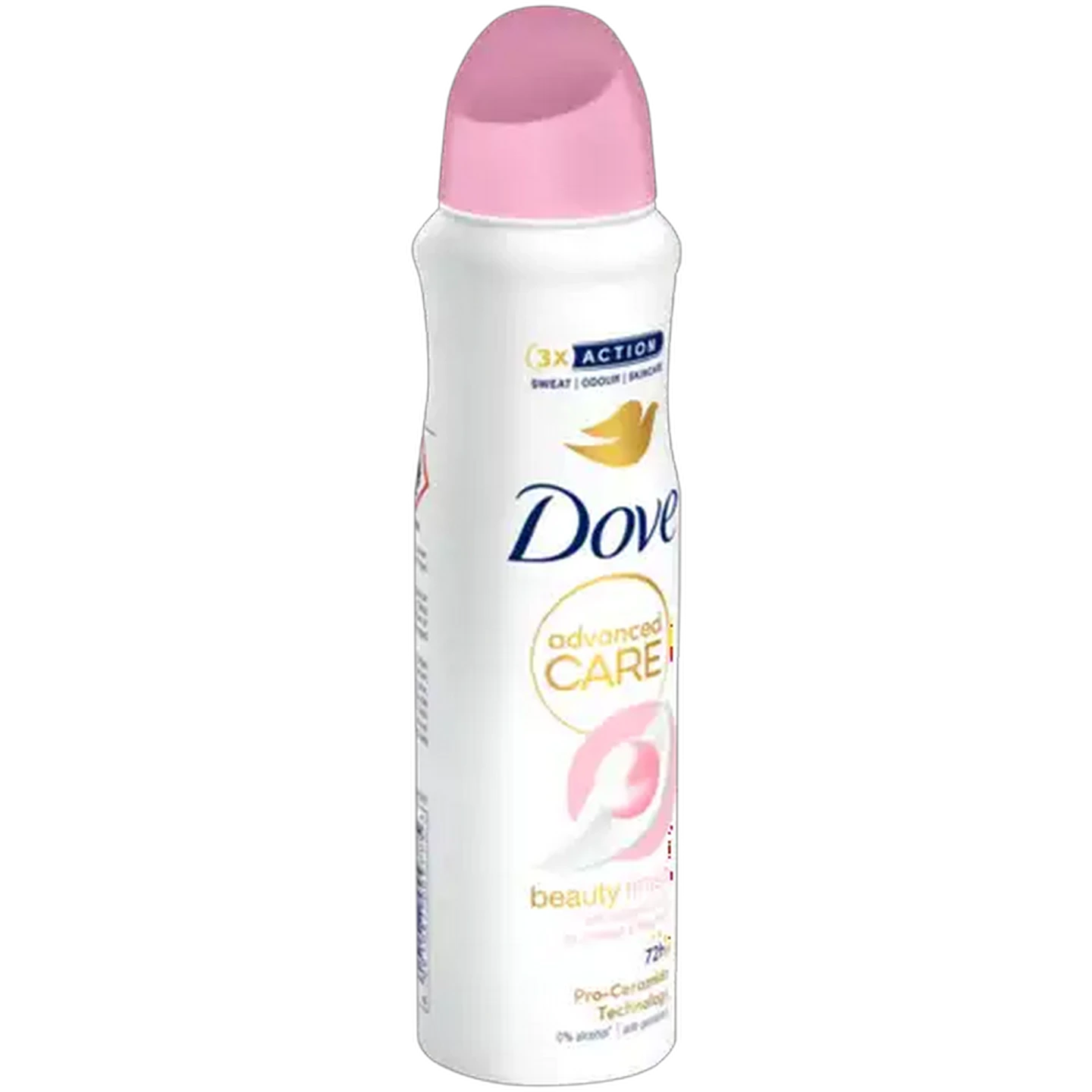 Image of Dove Advanced Care Alcohol Free Beauty Finish 0% Alcohol Anti-Perspirant Body Spray 150ml
