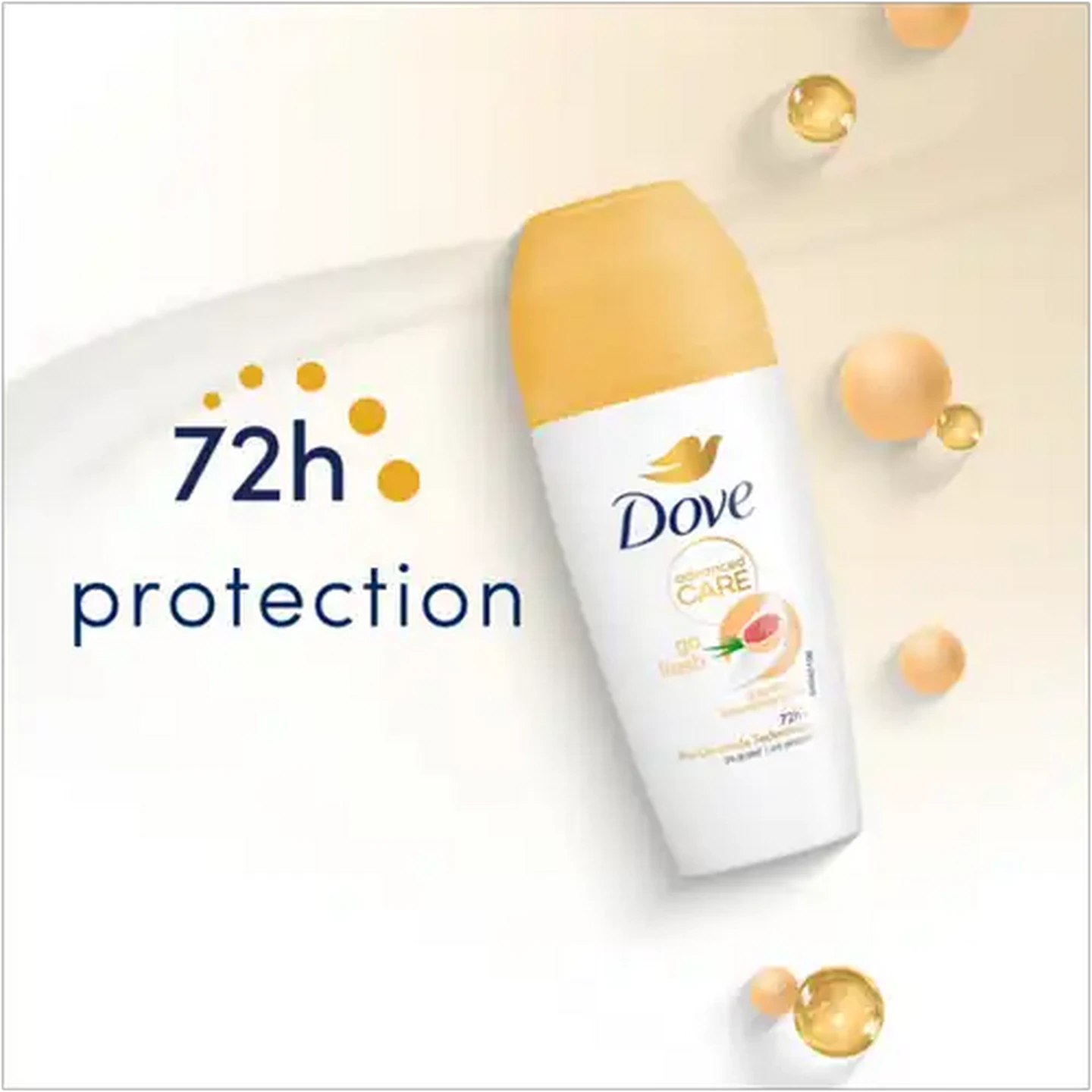 Image of Dove Advanced Care Go Fresh Alcohol Free Grapefruit & Lemongrass 0% Alcohol Anti-Perspirant Roll-On 50ml