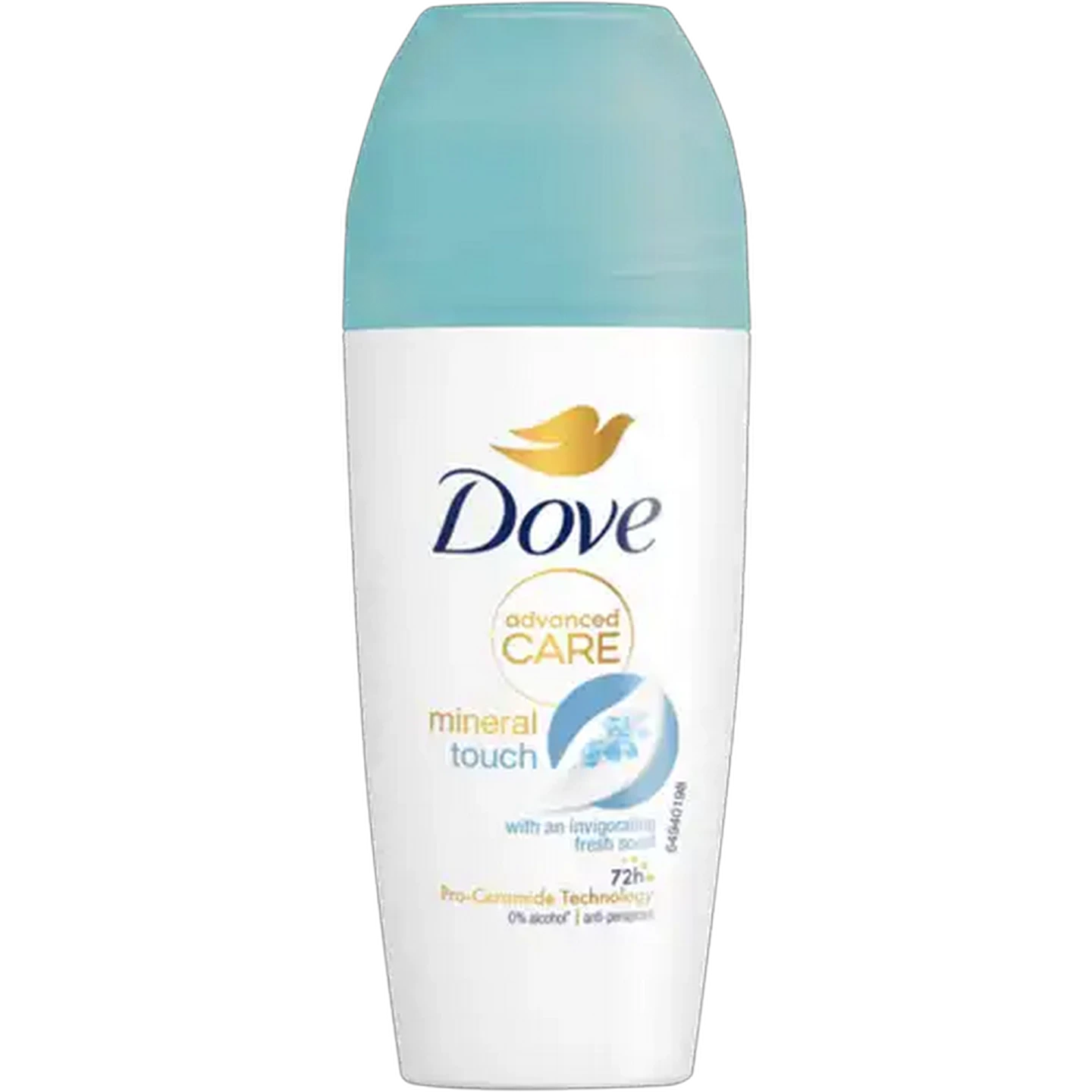Image of Dove Advanced Care Alcohol Free Mineral Touch 0% Alcohol Anti-Perspirant Roll-On 50ml
