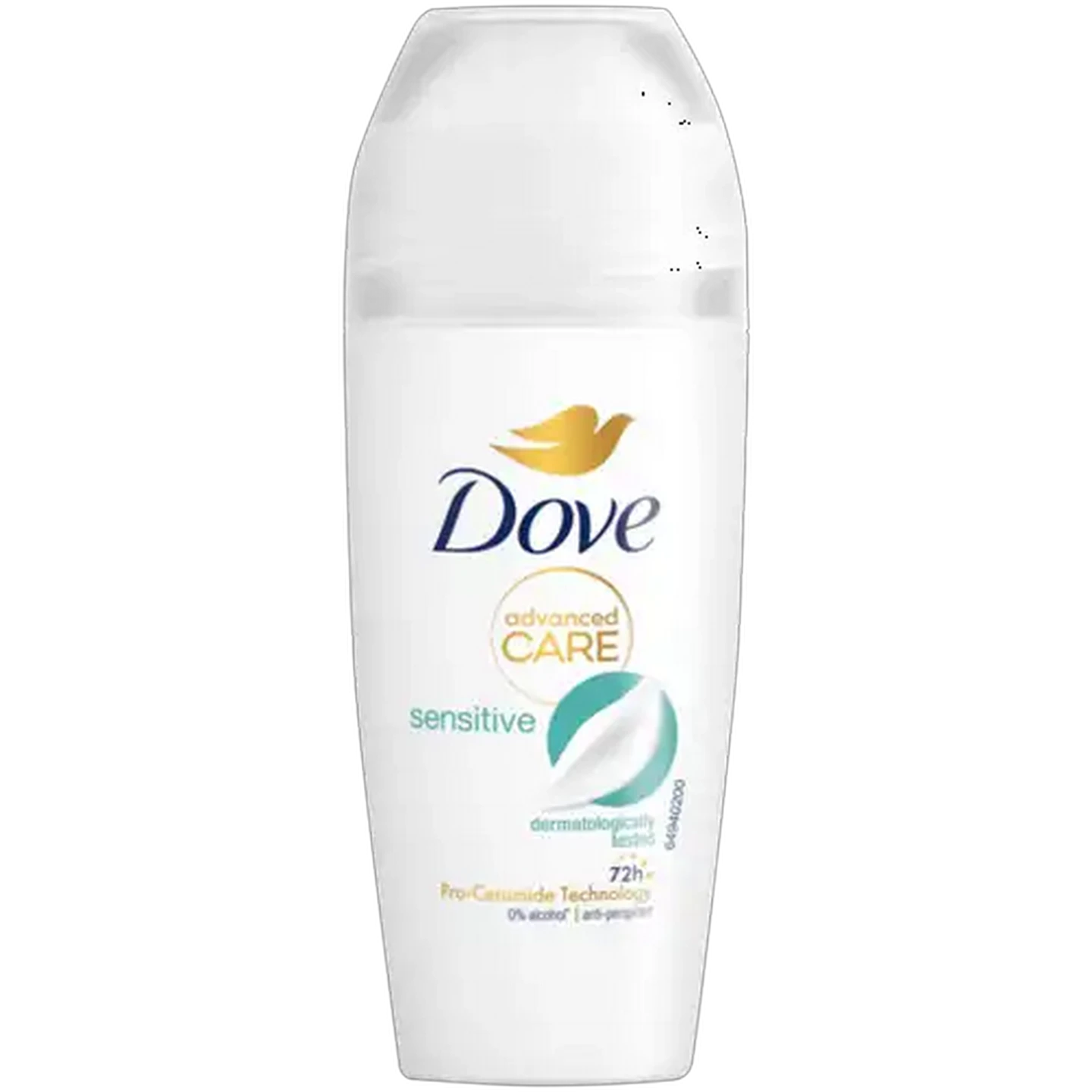 Image of Dove Advanced Care Alcohol Free Sensitive 0% Alcohol Anti-Perspirant Roll-On 50ml
