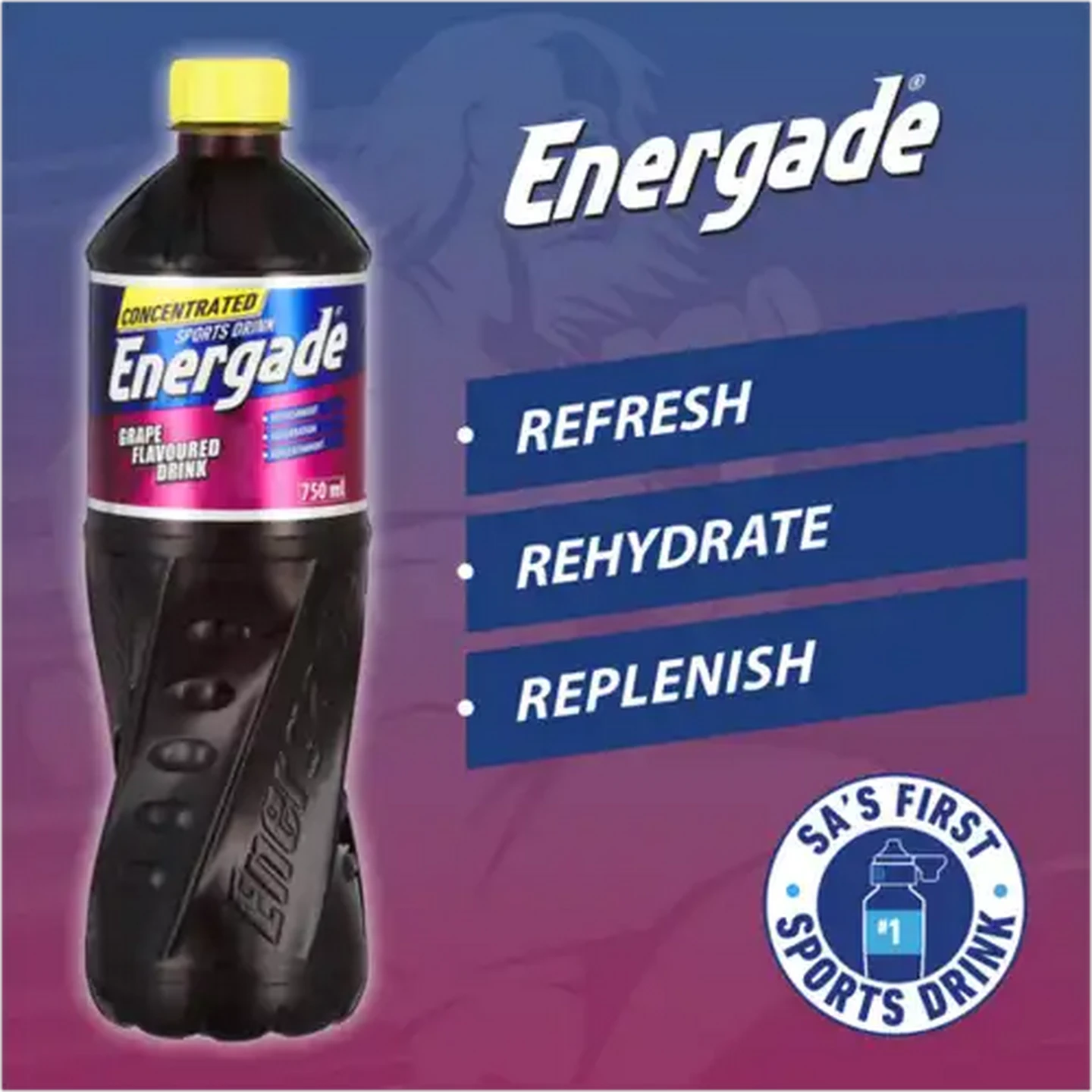 Image of Energade Grape Flavoured Concentrated Sports Drink 750ml