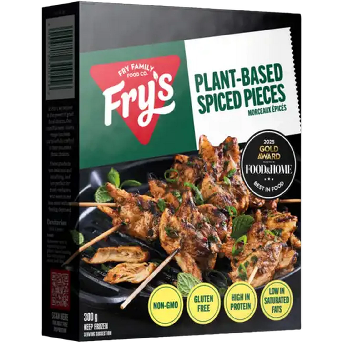 Image of Fry's Gluten Free Frozen Plant-Based Spiced No-Chick'n Pieces 300g