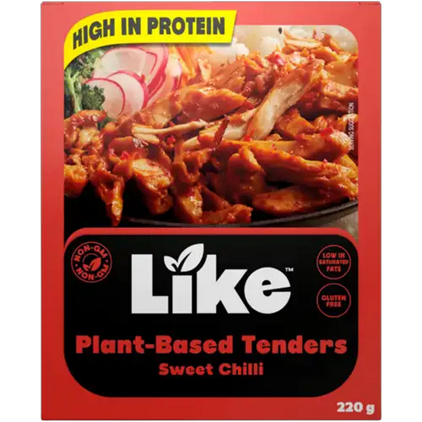 Image of LIKE Gluten Free Frozen Plant-Based Sweet Chilli Tenders 220g
