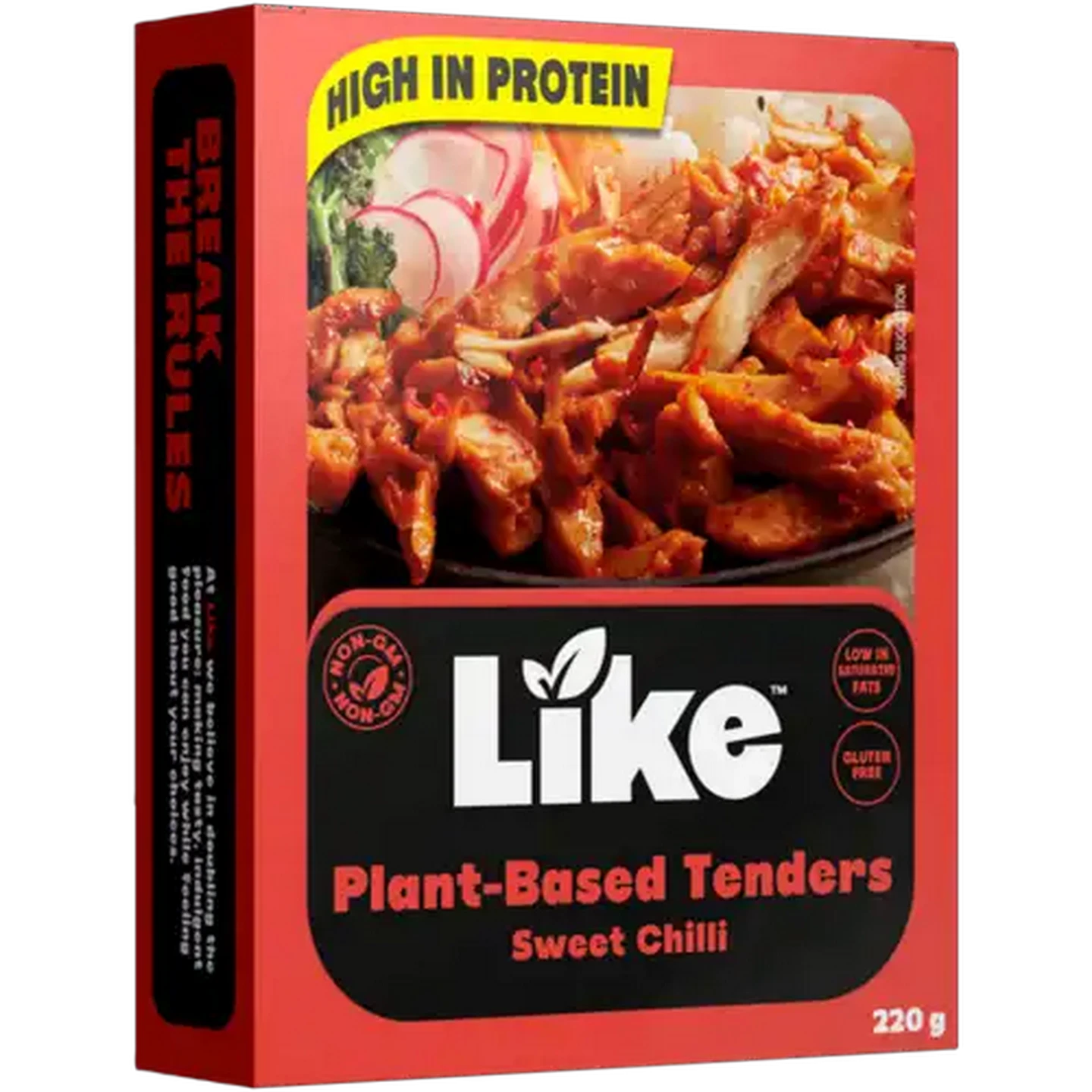 Image of LIKE Gluten Free Frozen Plant-Based Sweet Chilli Tenders 220g