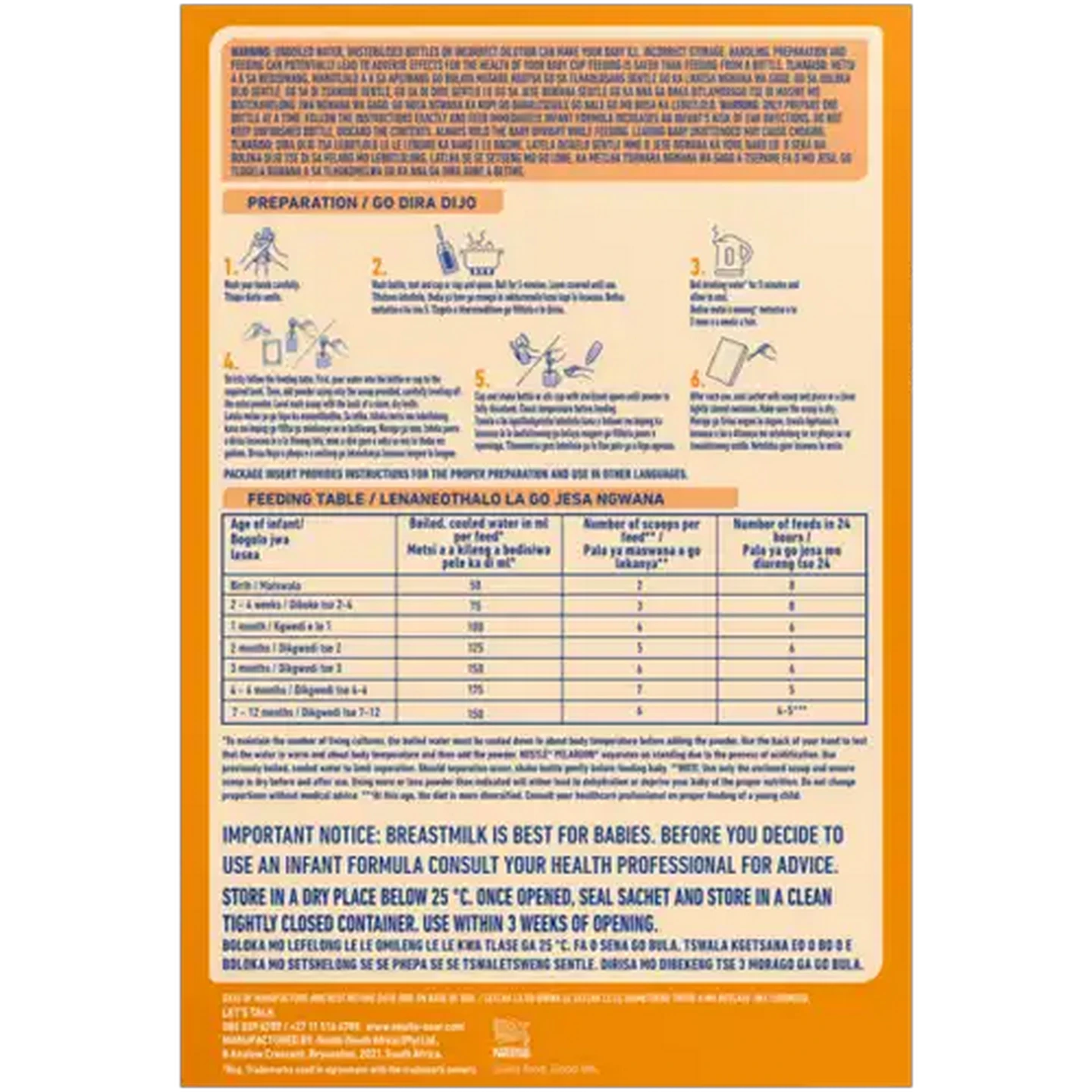 Image of Nestlé Pelargon Acidified Infant Formula 400g