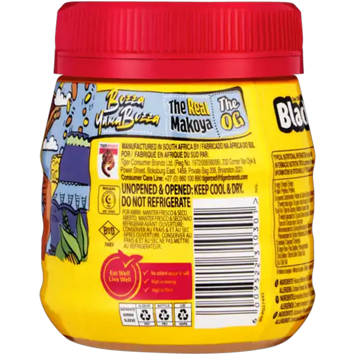 Image of Black Cat No Added Sugar And Salt Smooth Peanut Butter 400g