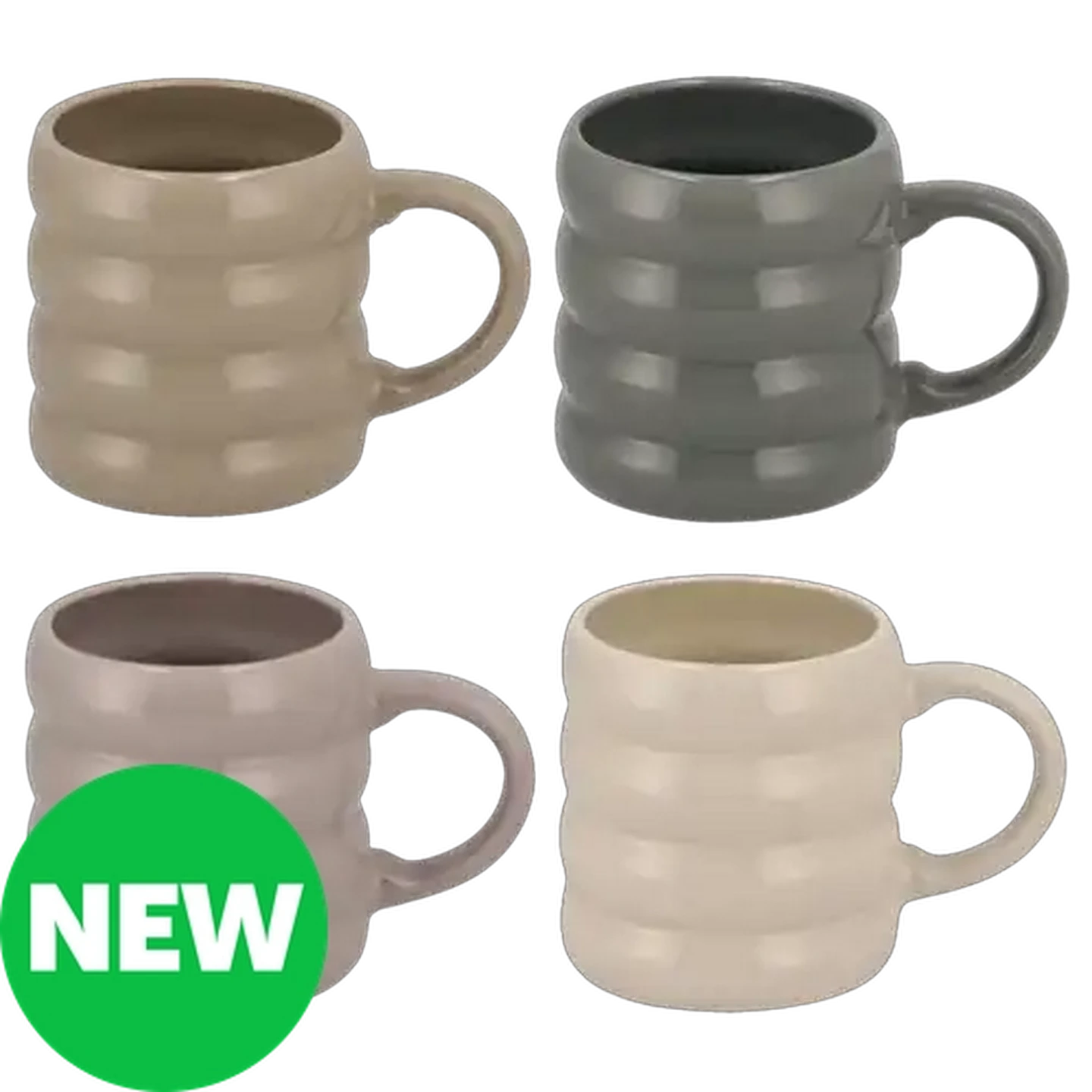 Image of Pillow Stoneware Coffee Mug 420ml (Colour May Vary)