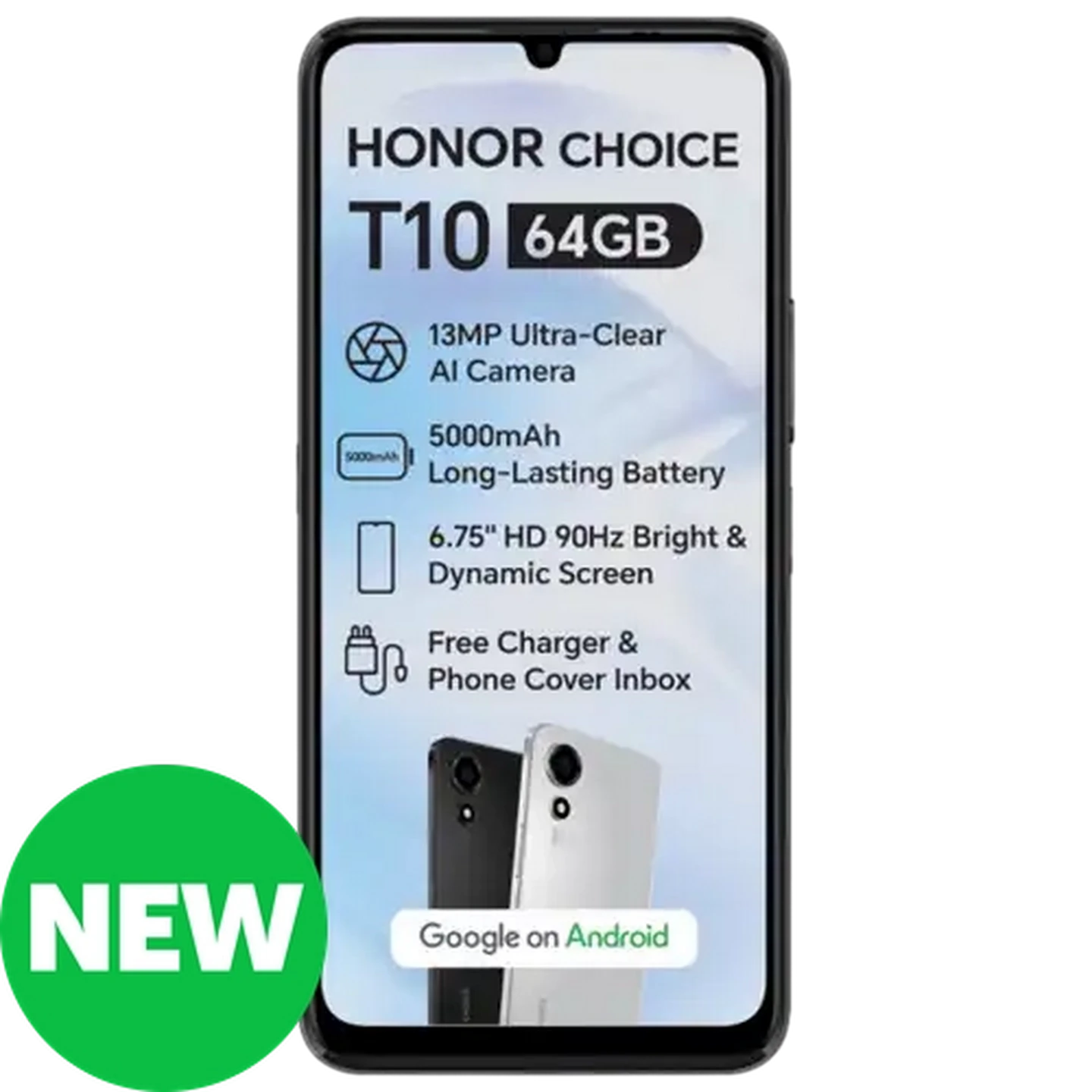 Image of Honor Choice T10 Black Mobile Handset 64G