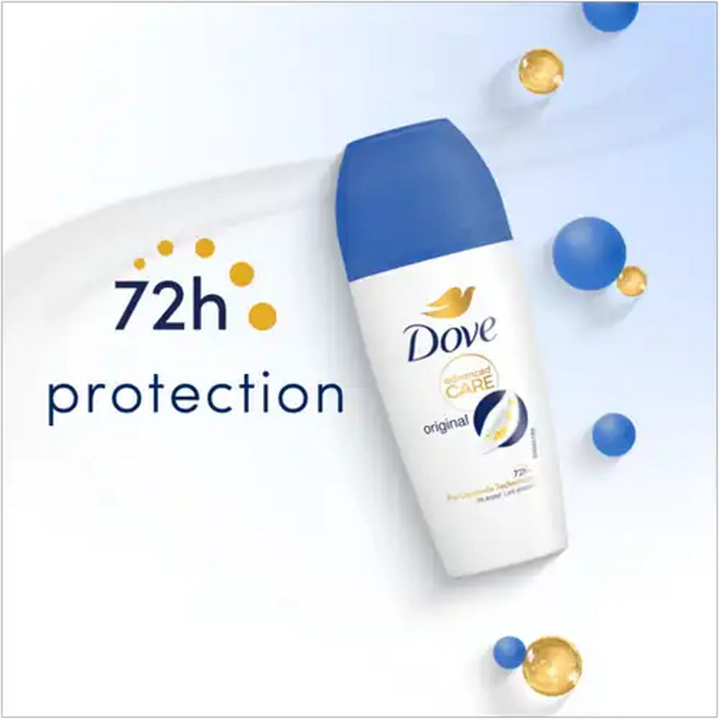 Image of Dove Alcohol Free Original 0% Alcohol Anti-Perspirant Roll-On 50ml