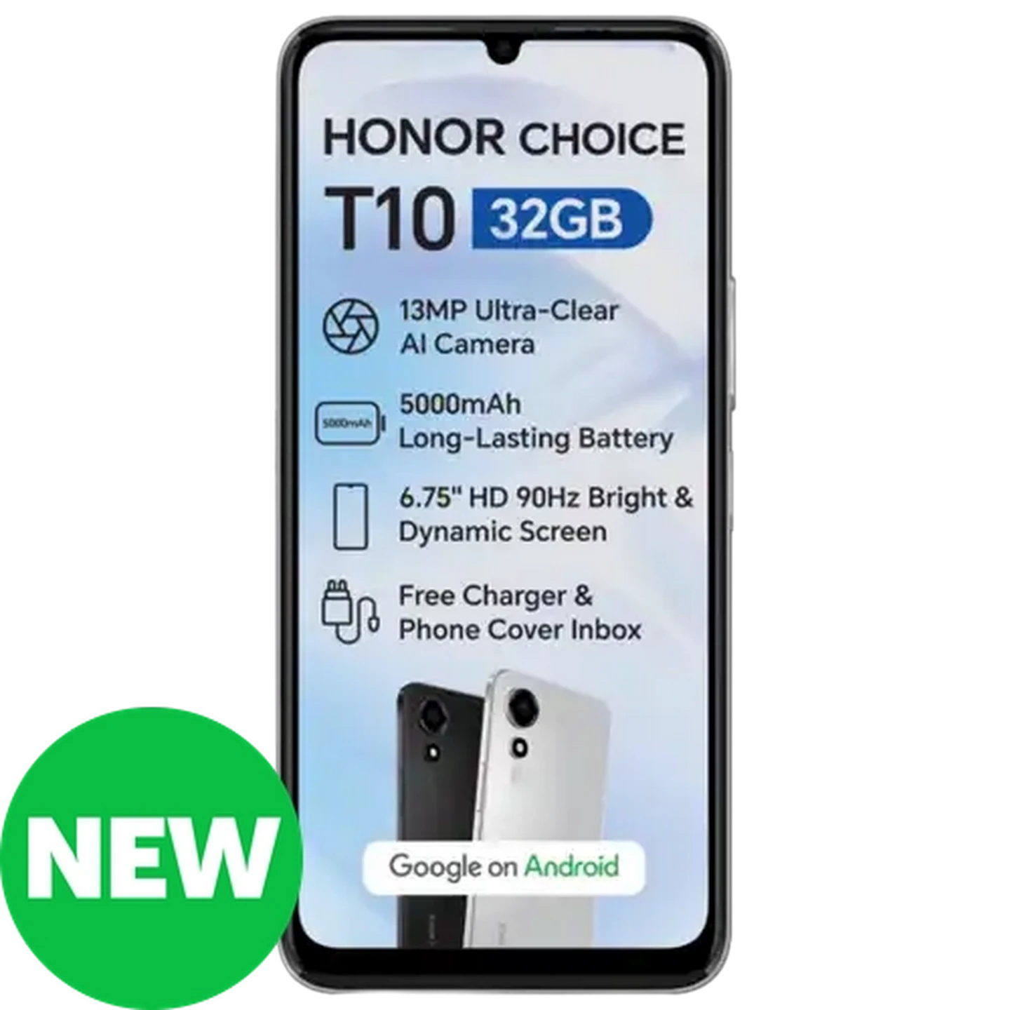Image of Honor Choice T10 Silver Mobile Handset 32G