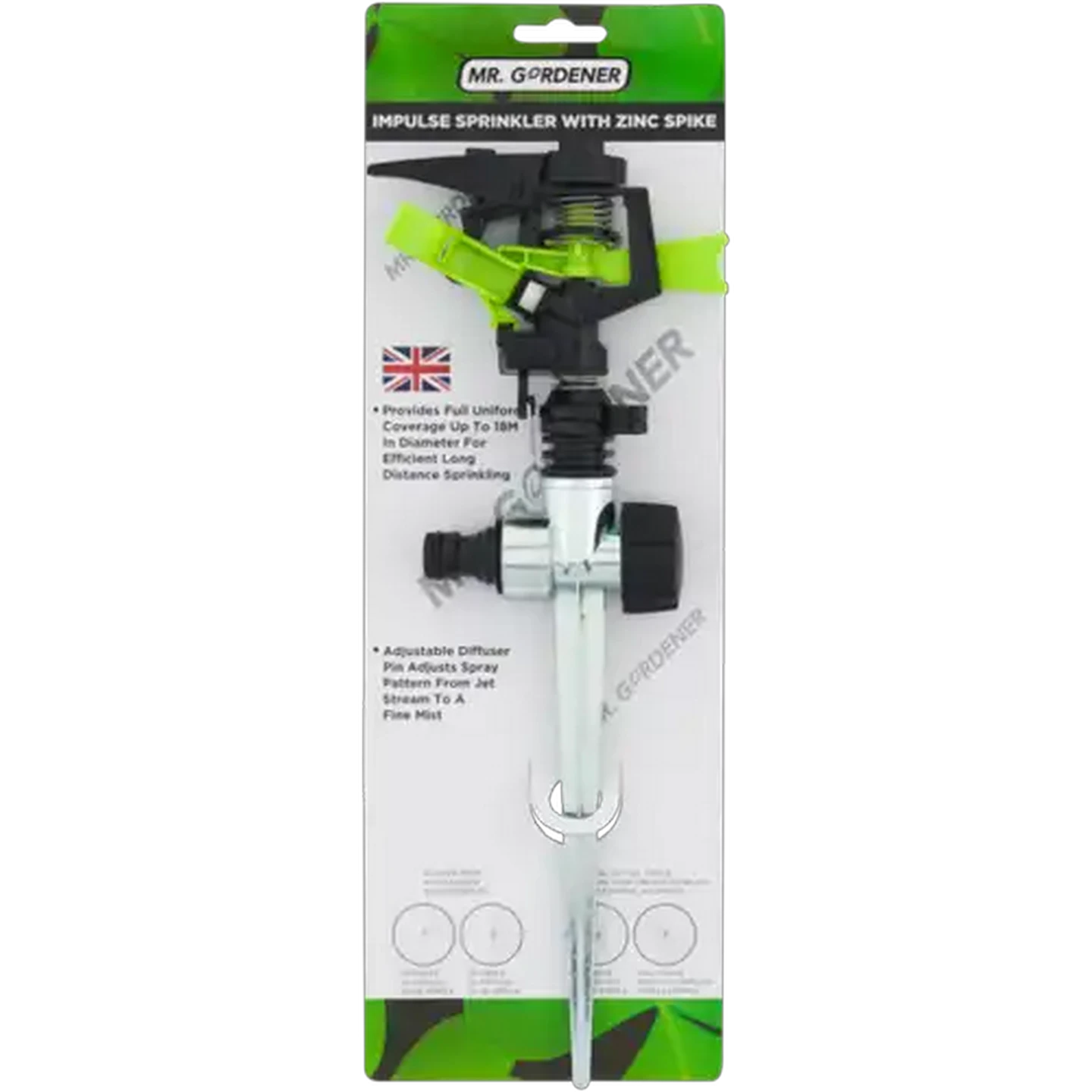 Image of Mr. Gardener Impulse Sprinkler with Zinc Spike