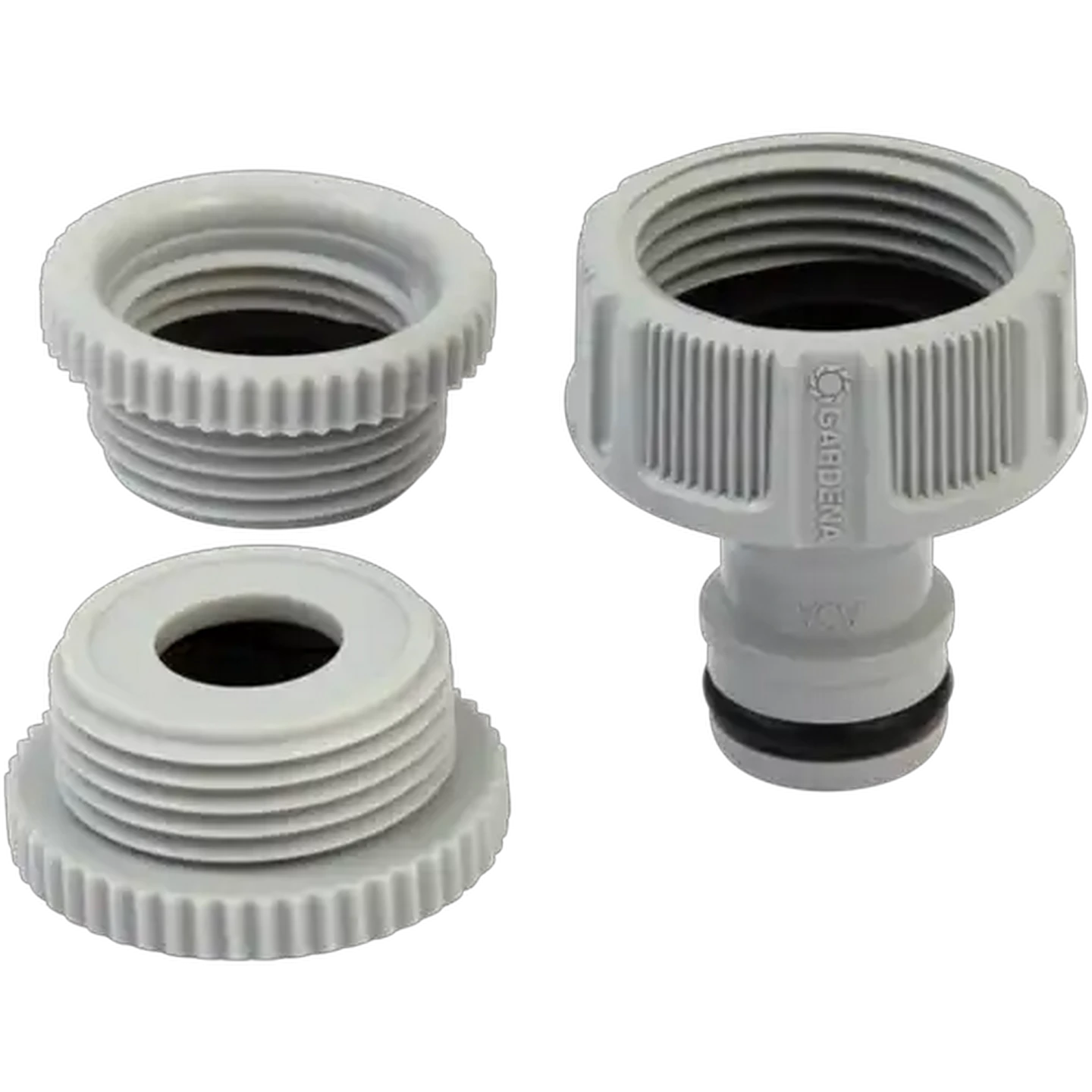 Image of Gardena Grey Threaded Tap Connector