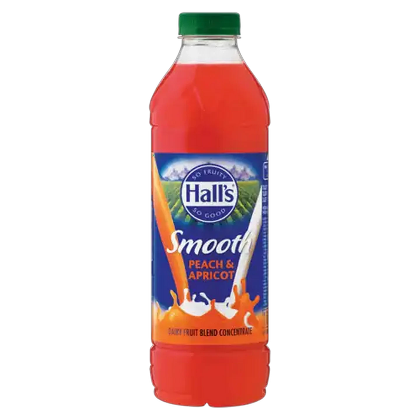 Image of Hall's Smooth Peach & Apricot Flavoured Fruit Drink Concentrate 1L