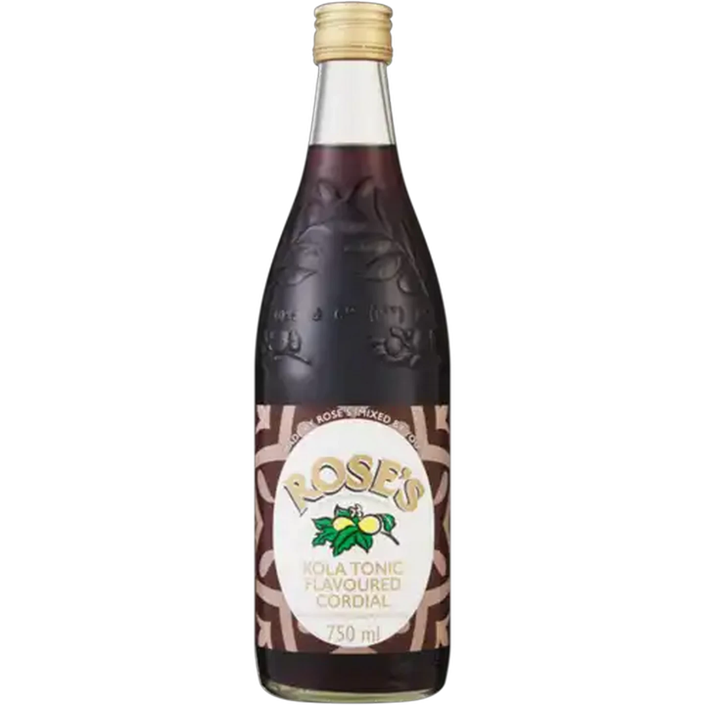 Image of Rose's Kola Flavoured Cordial Bottle 750ml