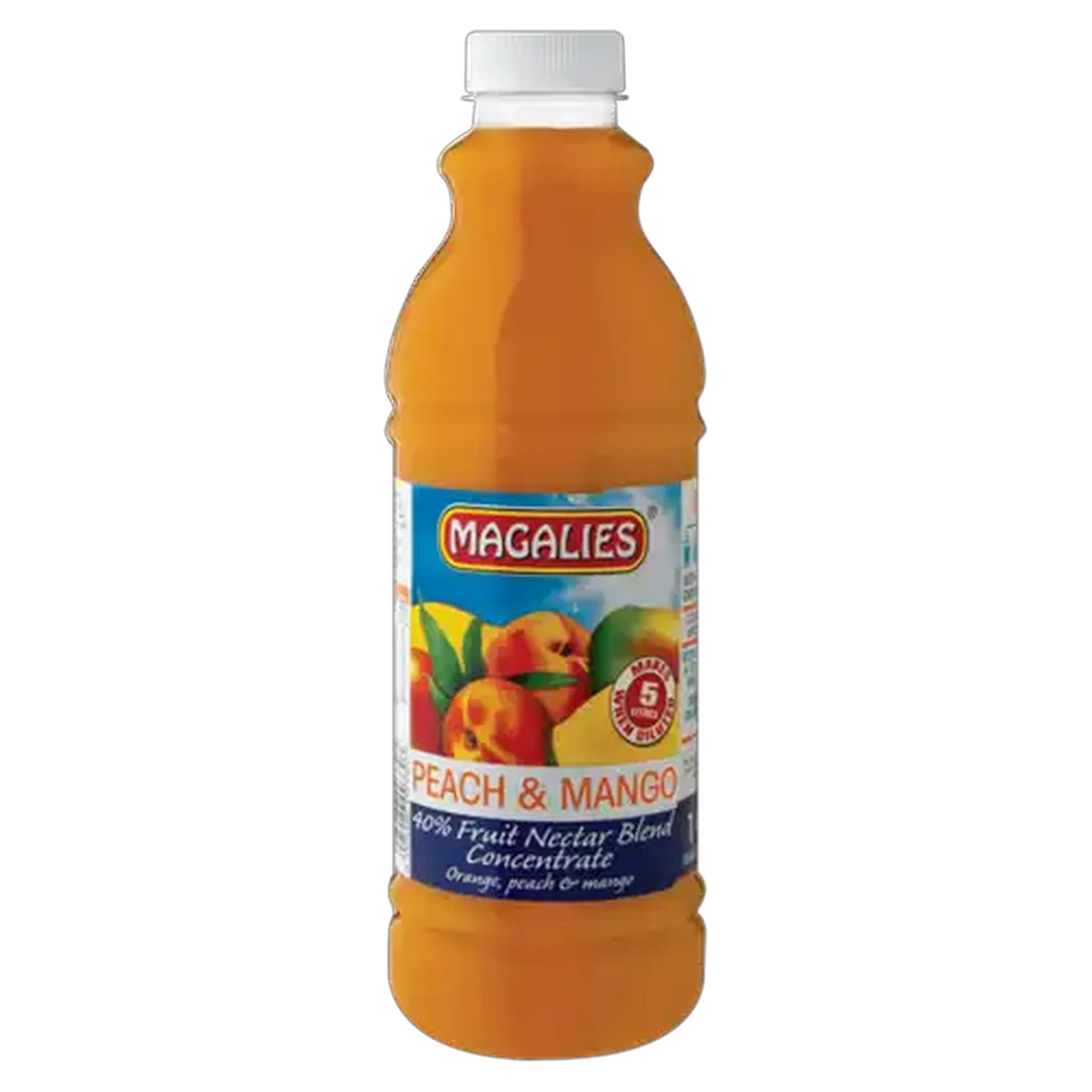 Image of Magalies Peach & Mango Flavoured Fruit Nectar Blend Concentrate 1L