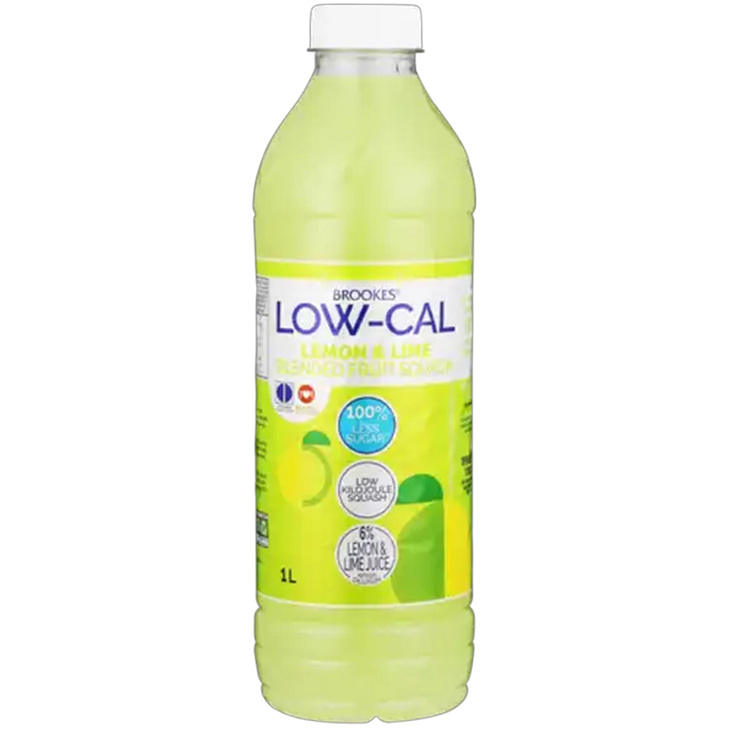 Image of Brookes Low-Cal Lemon & Lime Blended Fruit Squash 1L