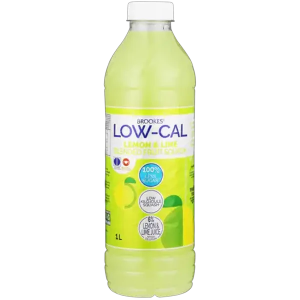 Brookes Low-Cal Lemon & Lime Blended Fruit Squash 1L