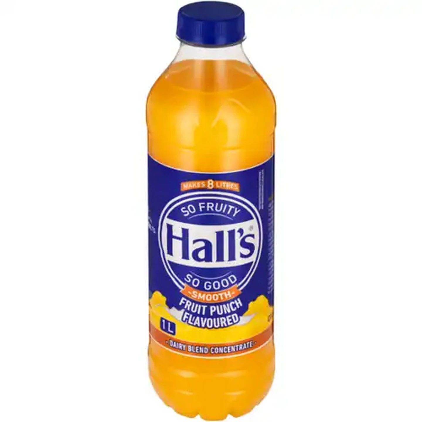 Image of Hall's Fruit Punch Flavoured Dairy Blend Concentrate 1L