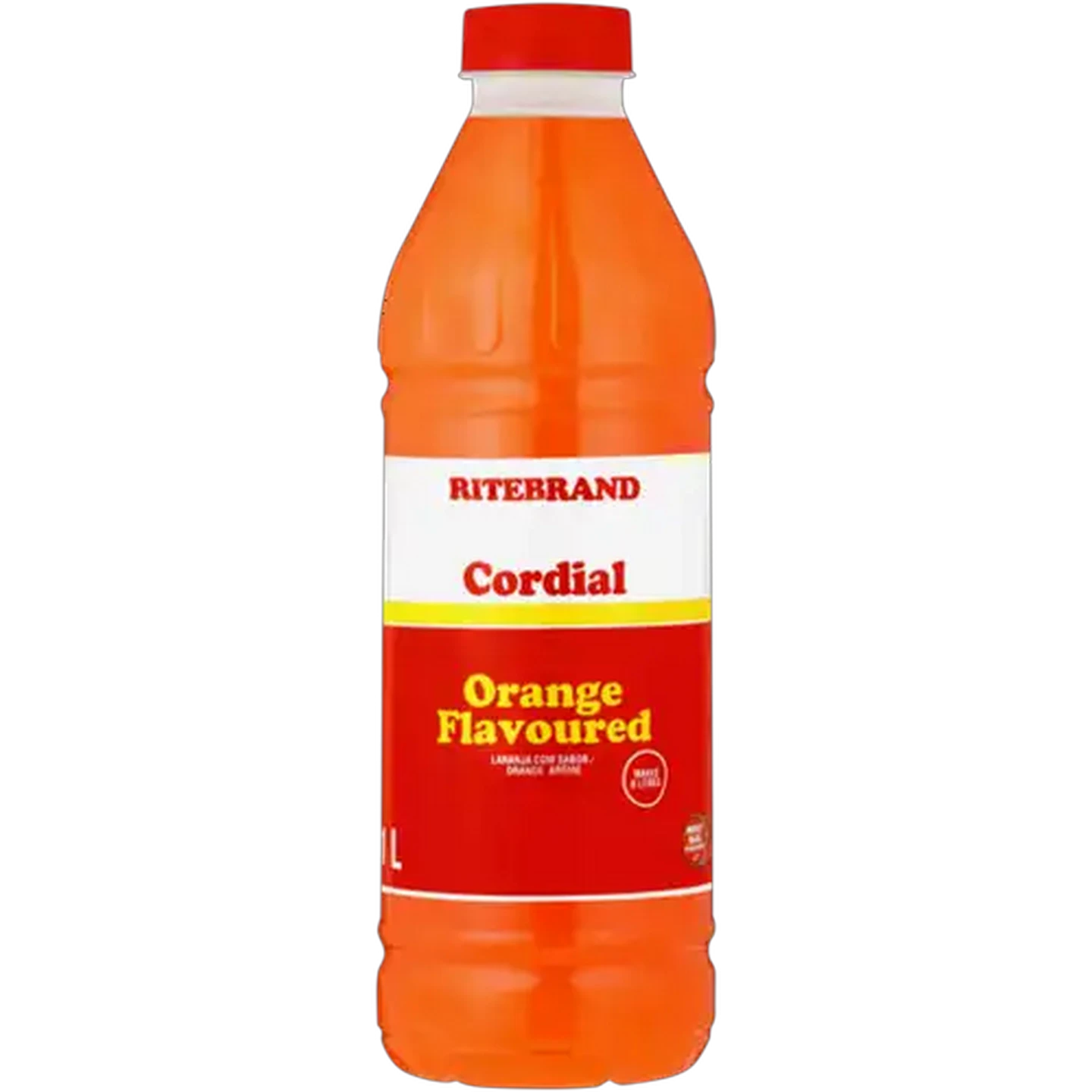 Image of Ritebrand Orange Flavoured Cordial 1L