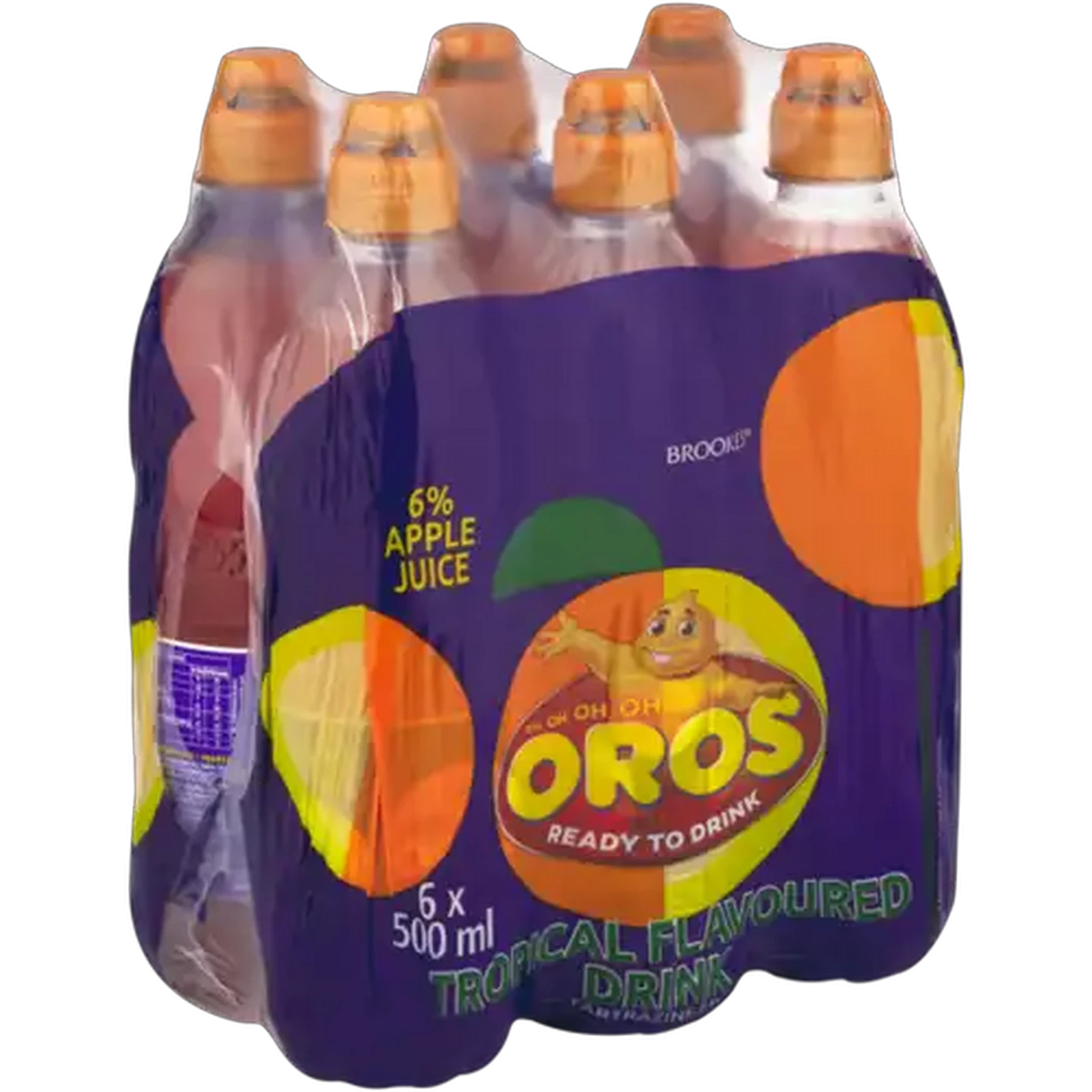 Image of Oros Tropical Flavoured Drink 6 x 500ml