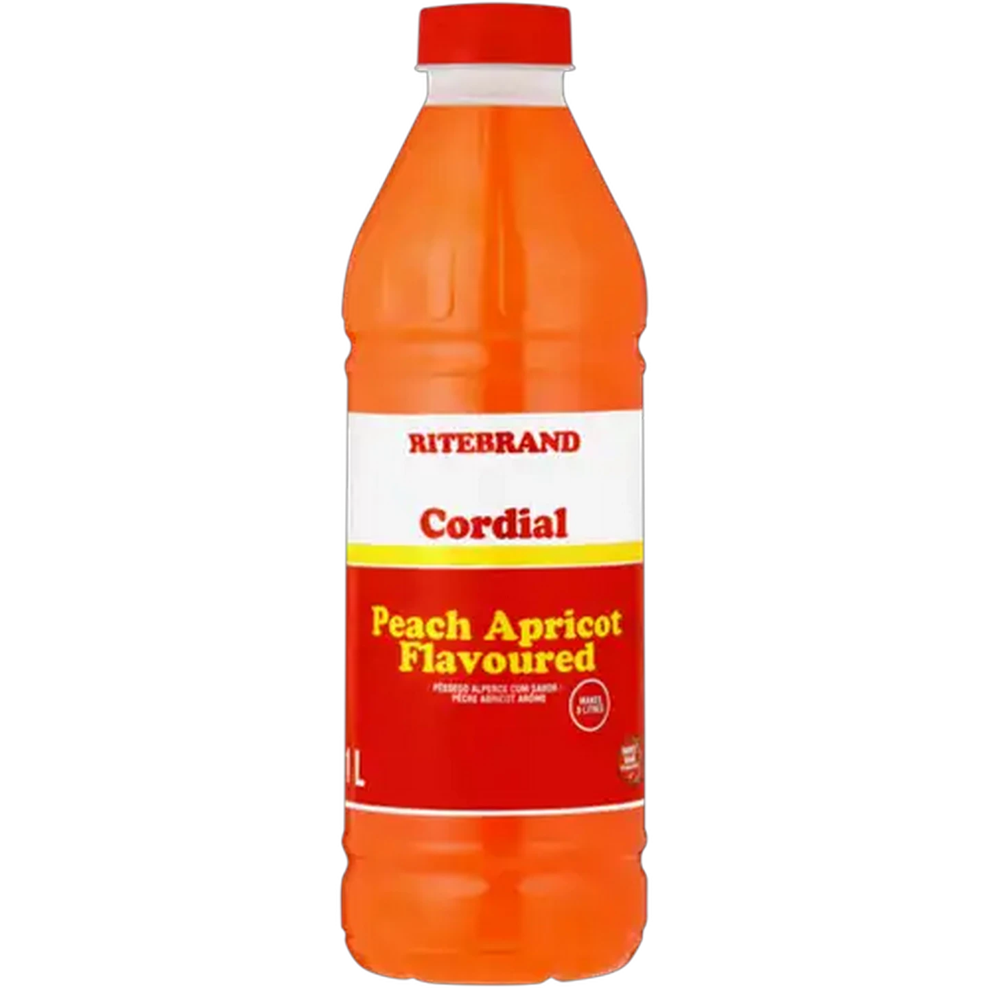 Image of Ritebrand Peach Apricot Flavoured Cordial 1L