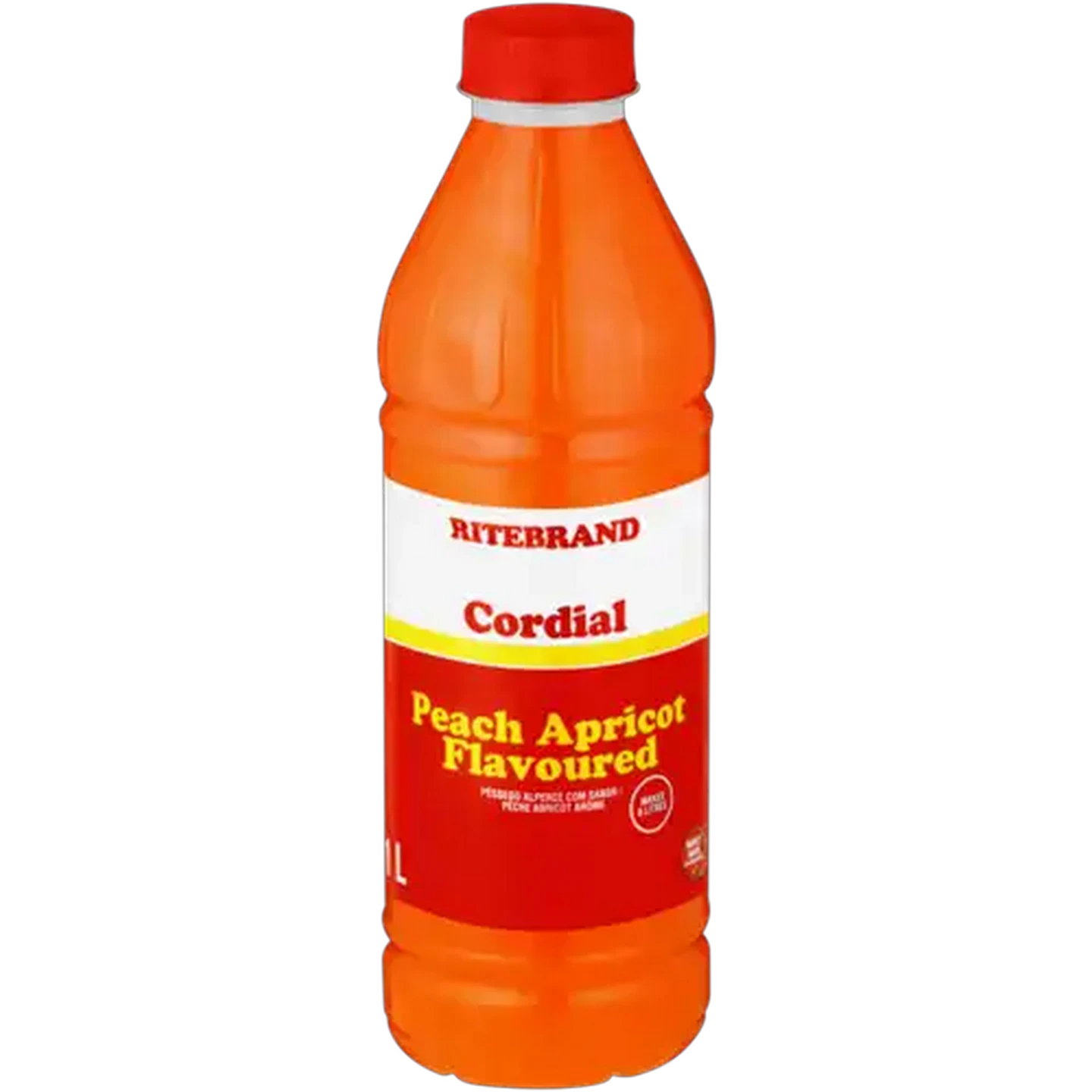 Image of Ritebrand Peach Apricot Flavoured Cordial 1L