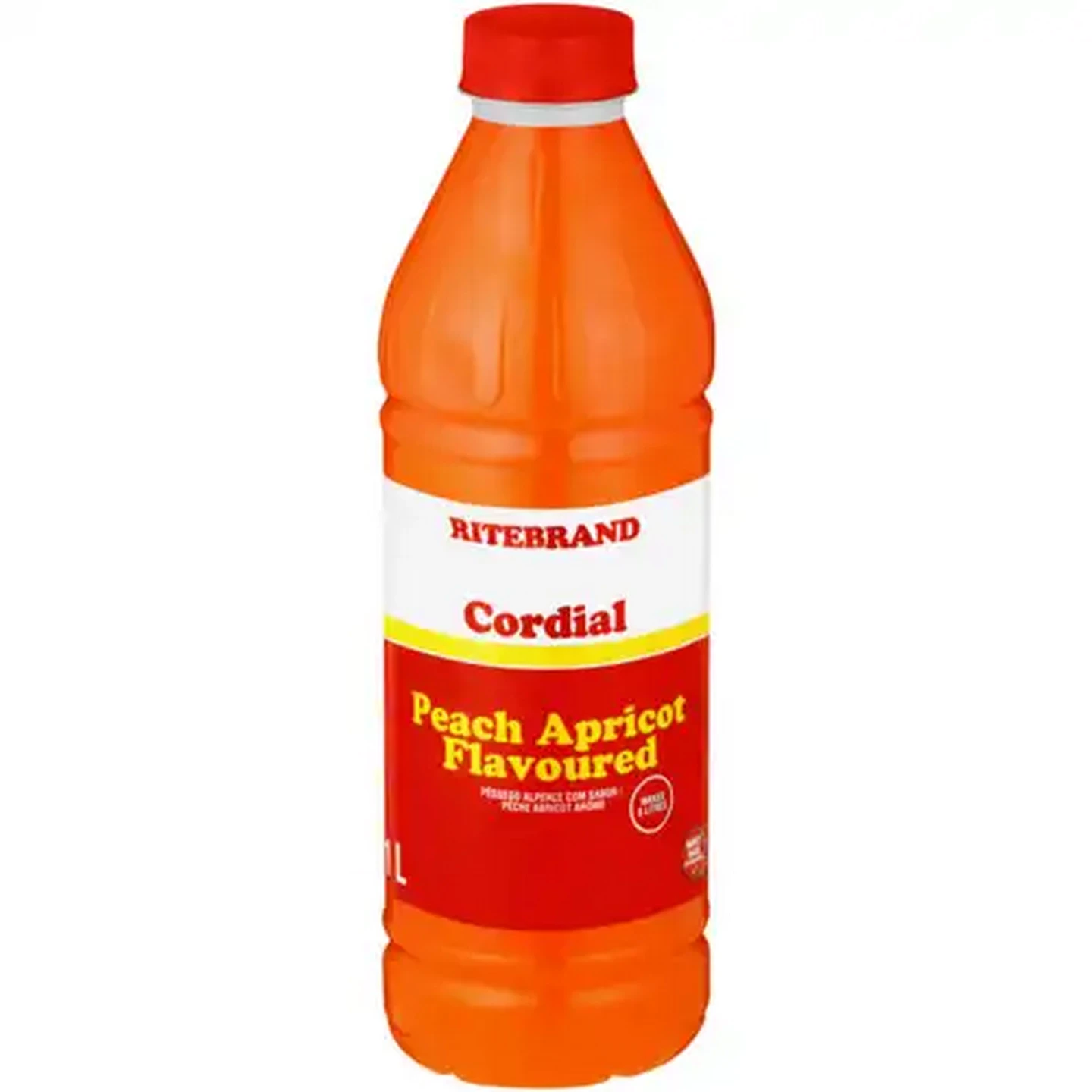 Image of Ritebrand Peach Apricot Flavoured Cordial 1L