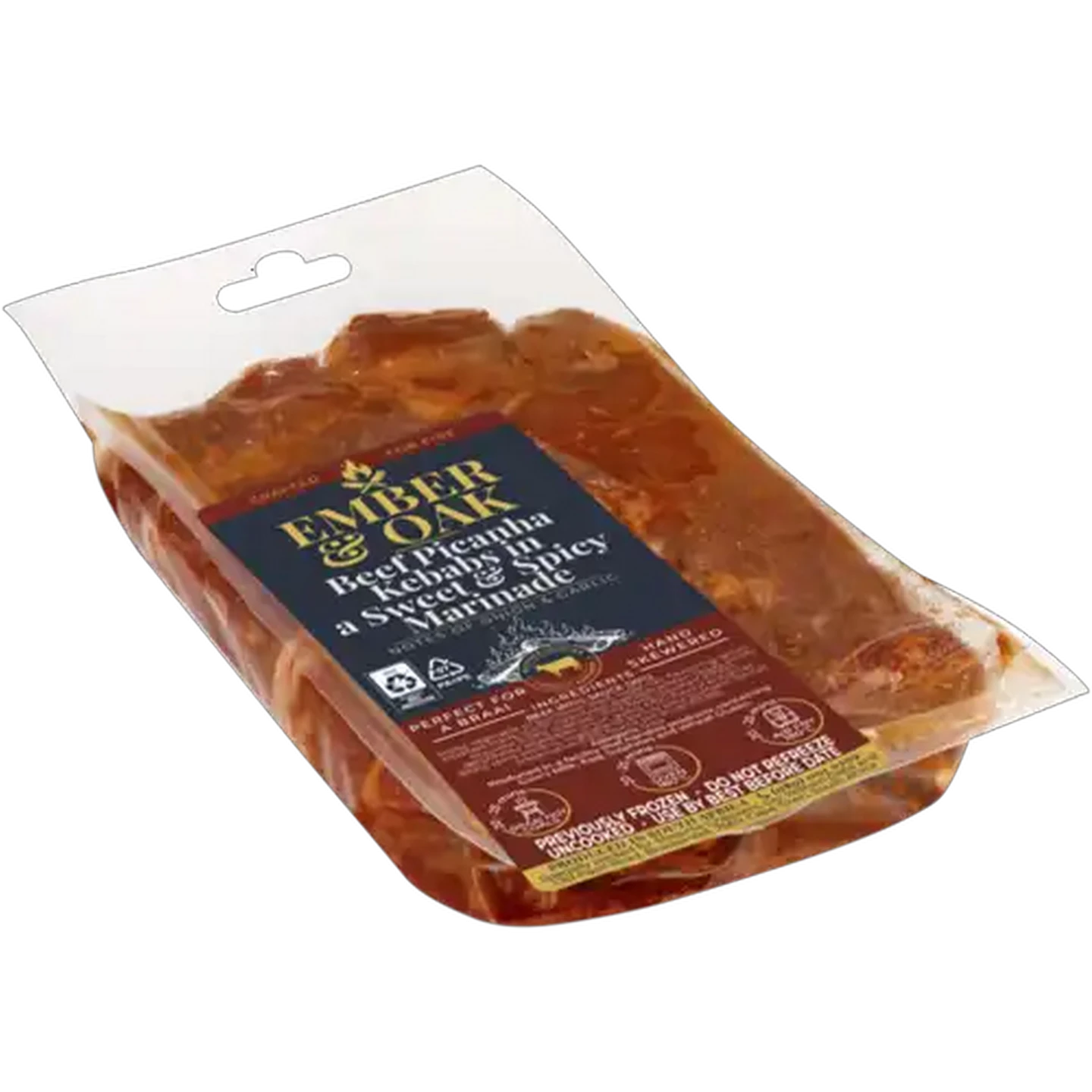 Image of EMBER & OAK Beef Picanha Kebabs in a Sweet & Spicy Marinade Per KG