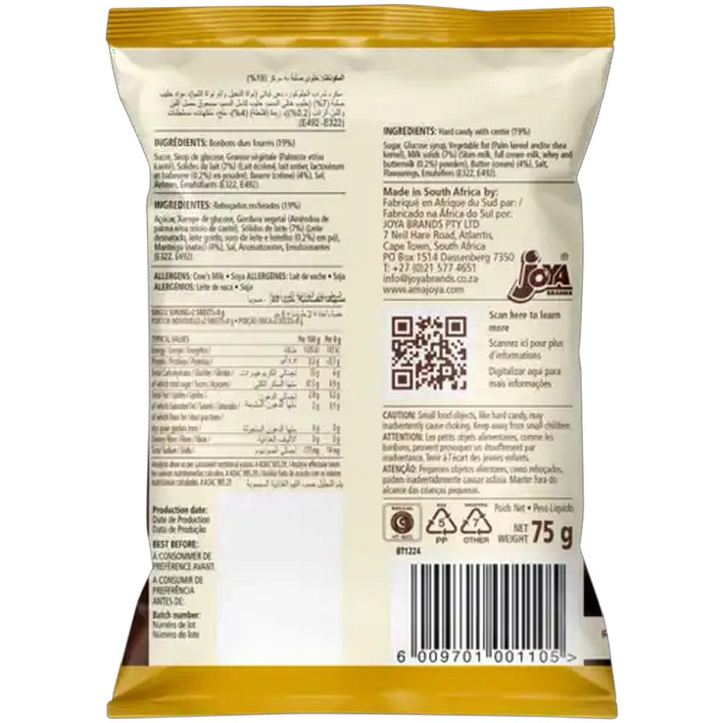 Image of Amajoya Buttermilk Candy with White Chocolate Flavoured Centre 75g