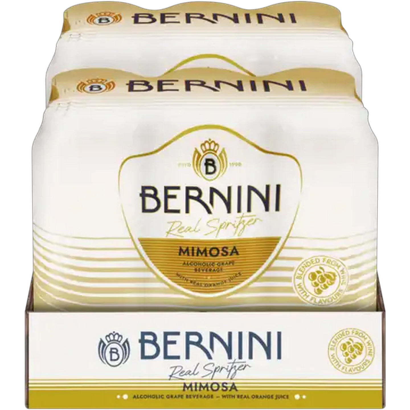 Image of Bernini Mimosa Alcoholic Grape Beverage Cans 12 x 500ml
