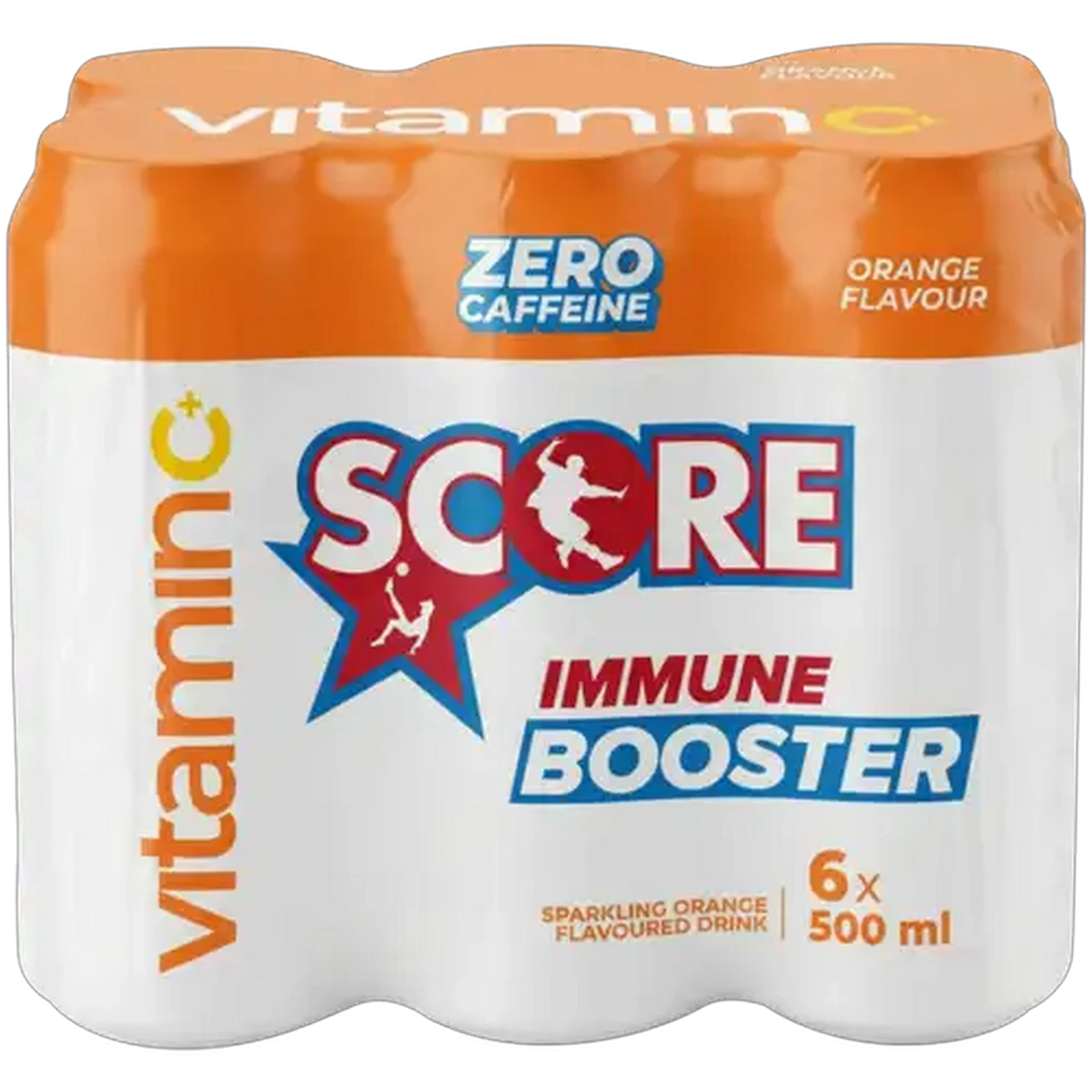 Image of Score Orange Flavour Immune Booster 6 x 500ml