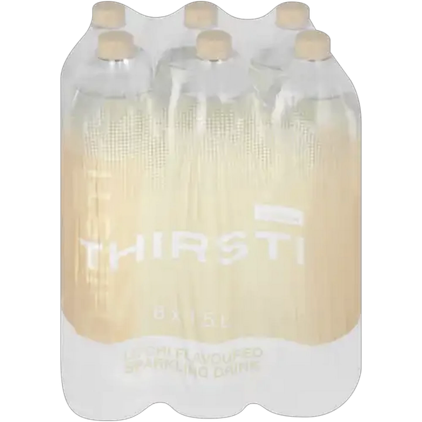 Image of Thirsti Litchi Flavoured Sparkling Drink 6 x 1.5L