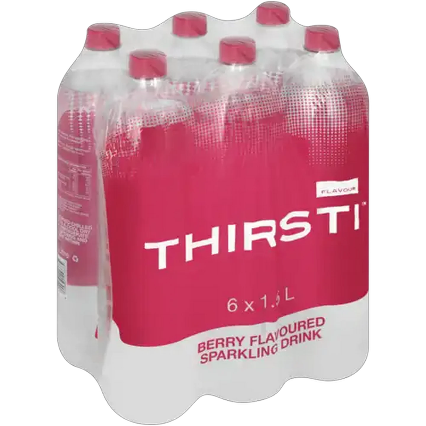Image of Thirsti Berry Flavoured Sparkling Drink 6 x 1.5L