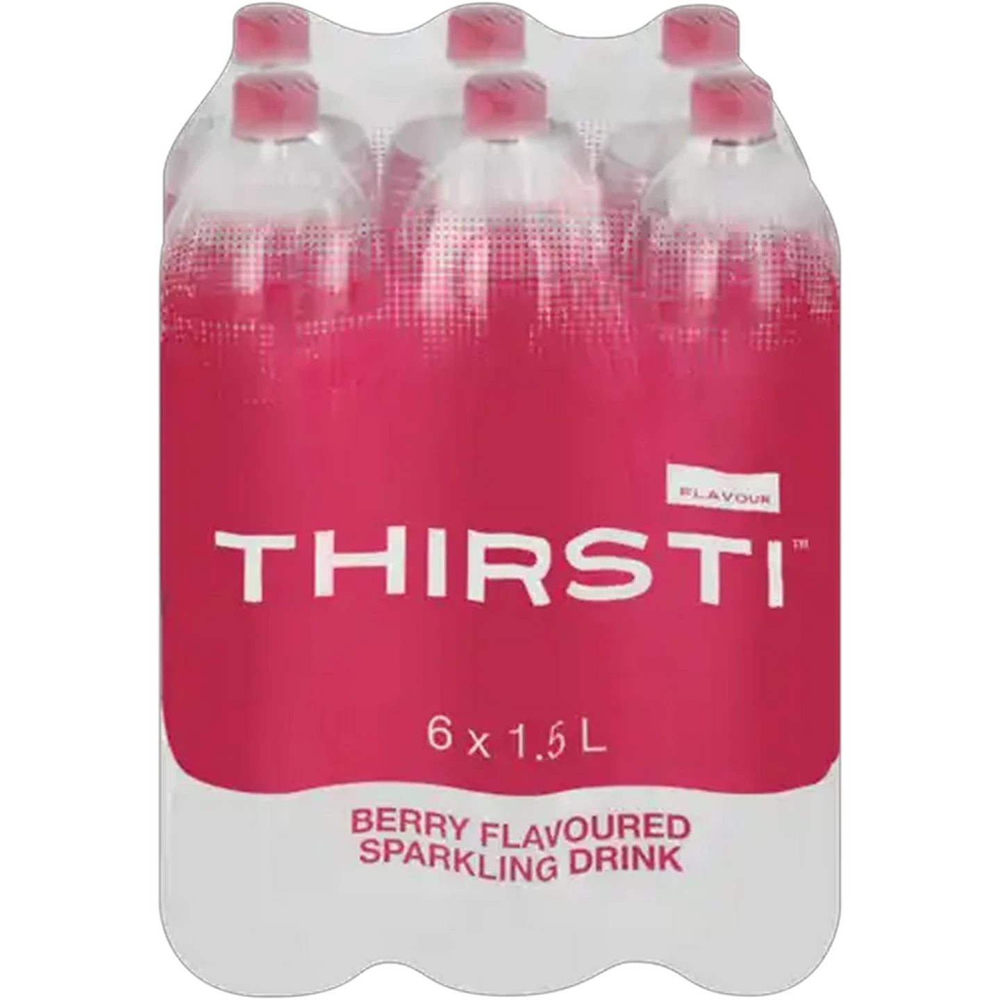 Image of Thirsti Berry Flavoured Sparkling Drink 6 x 1.5L