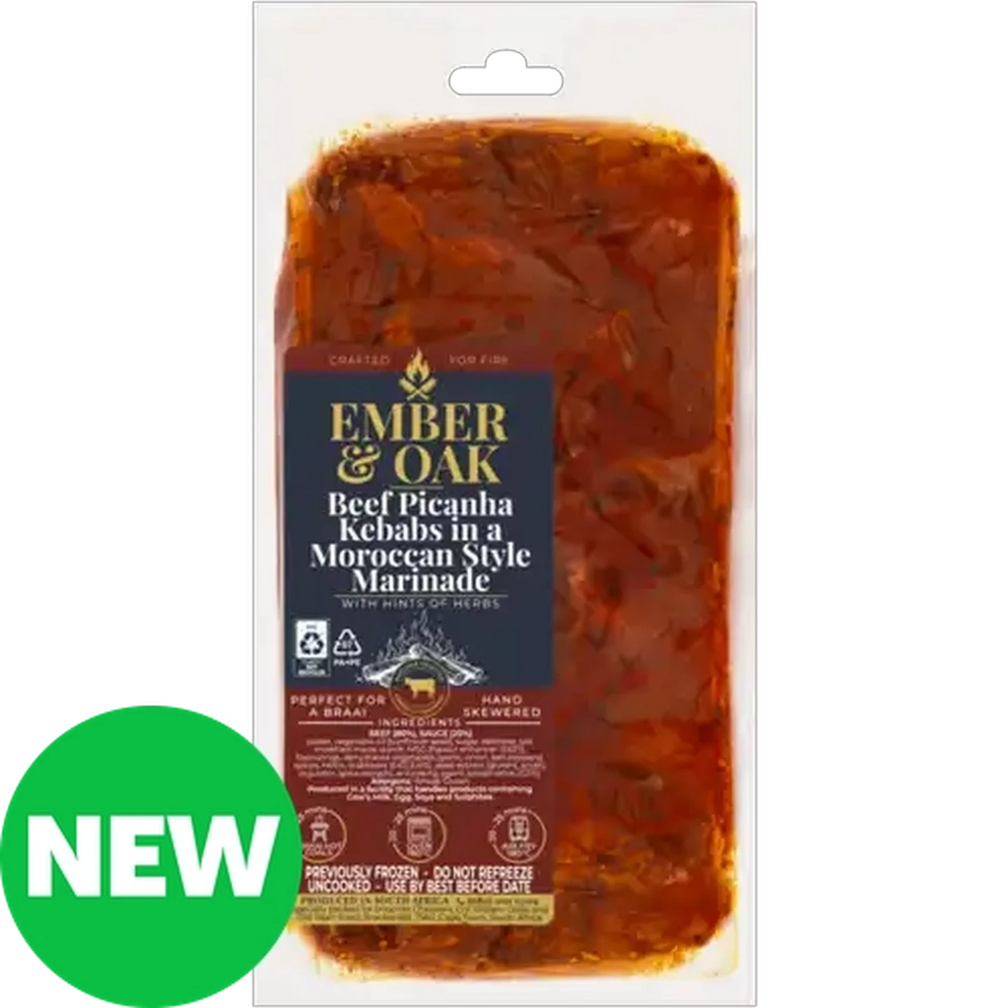 Image of EMBER & OAK Beef Picanha Kebabs in a Moroccan Style Marinade Per KG