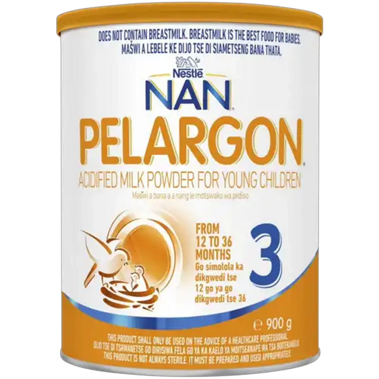 Image of NAN Pelargon Stage 3 12-36 Months Acidified Milk Powder for Young Children 900g