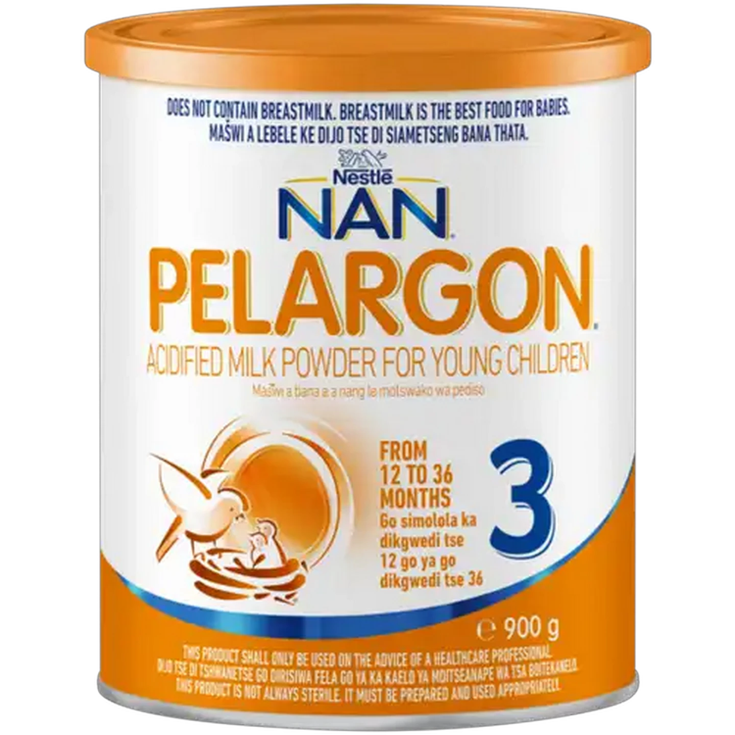 Image of NAN Pelargon Stage 3 12-36 Months Acidified Milk Powder for Young Children 900g