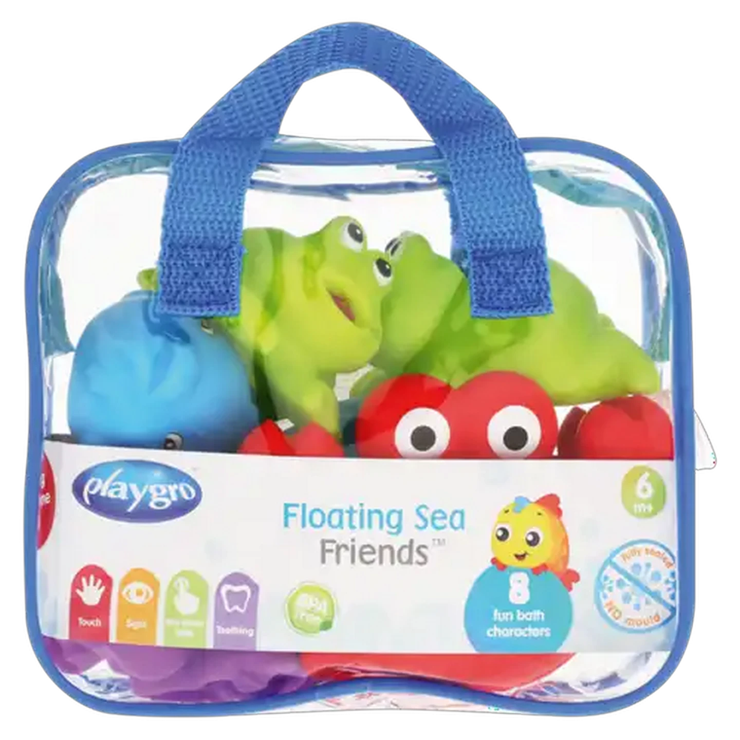 Image of Playgro Floating Sea Friend Bath Characters Set 8 Piece