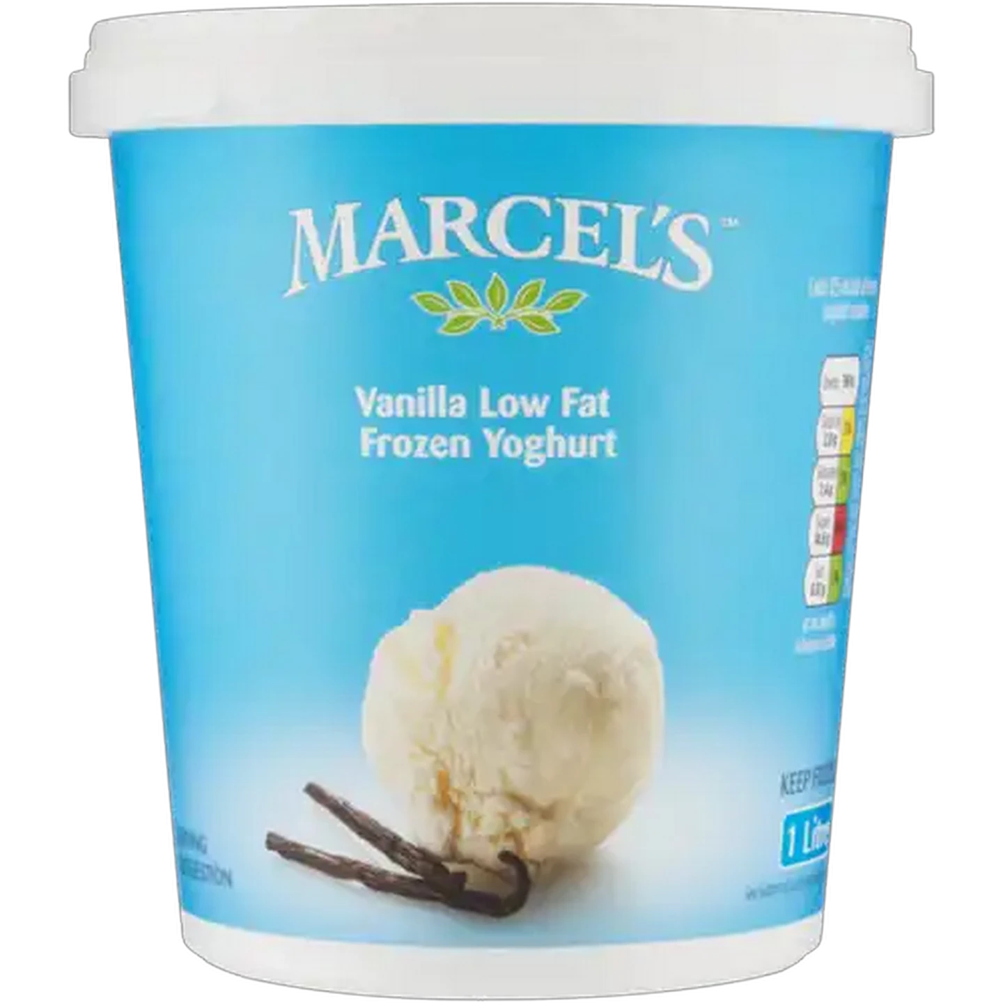 Image of Marcel's Vanilla Flavoured Low Fat Frozen Yoghurt 1L